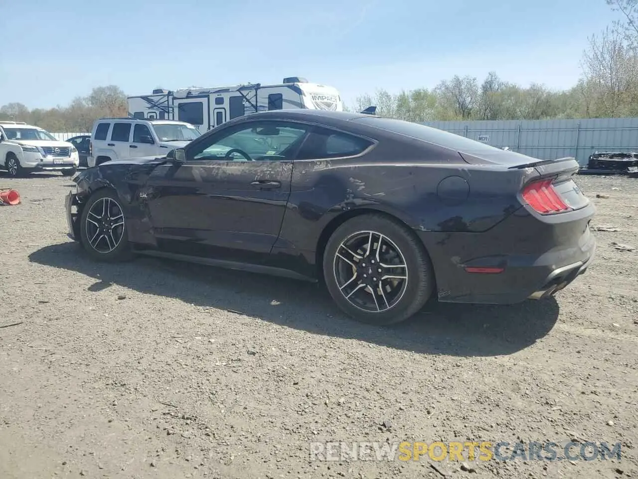 2 Photograph of a damaged car 1FA6P8CF8N5137837 FORD MUSTANG 2022