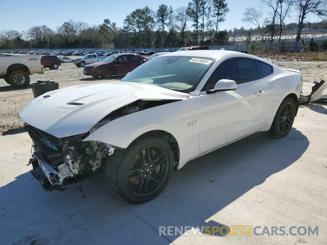 1 Photograph of a damaged car 1FA6P8CF8N5141337 FORD MUSTANG 2022