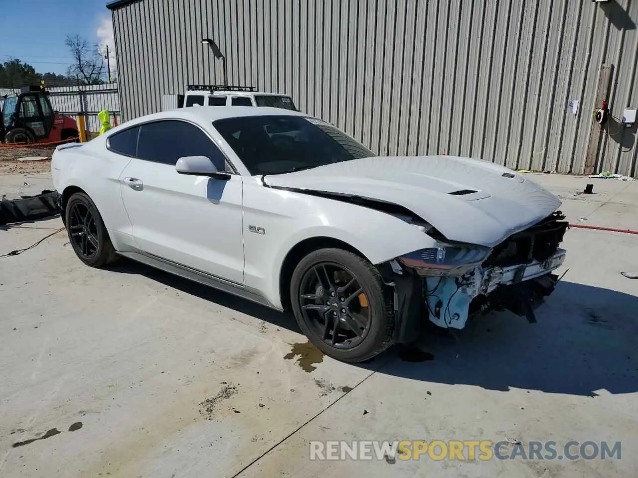 4 Photograph of a damaged car 1FA6P8CF8N5141337 FORD MUSTANG 2022