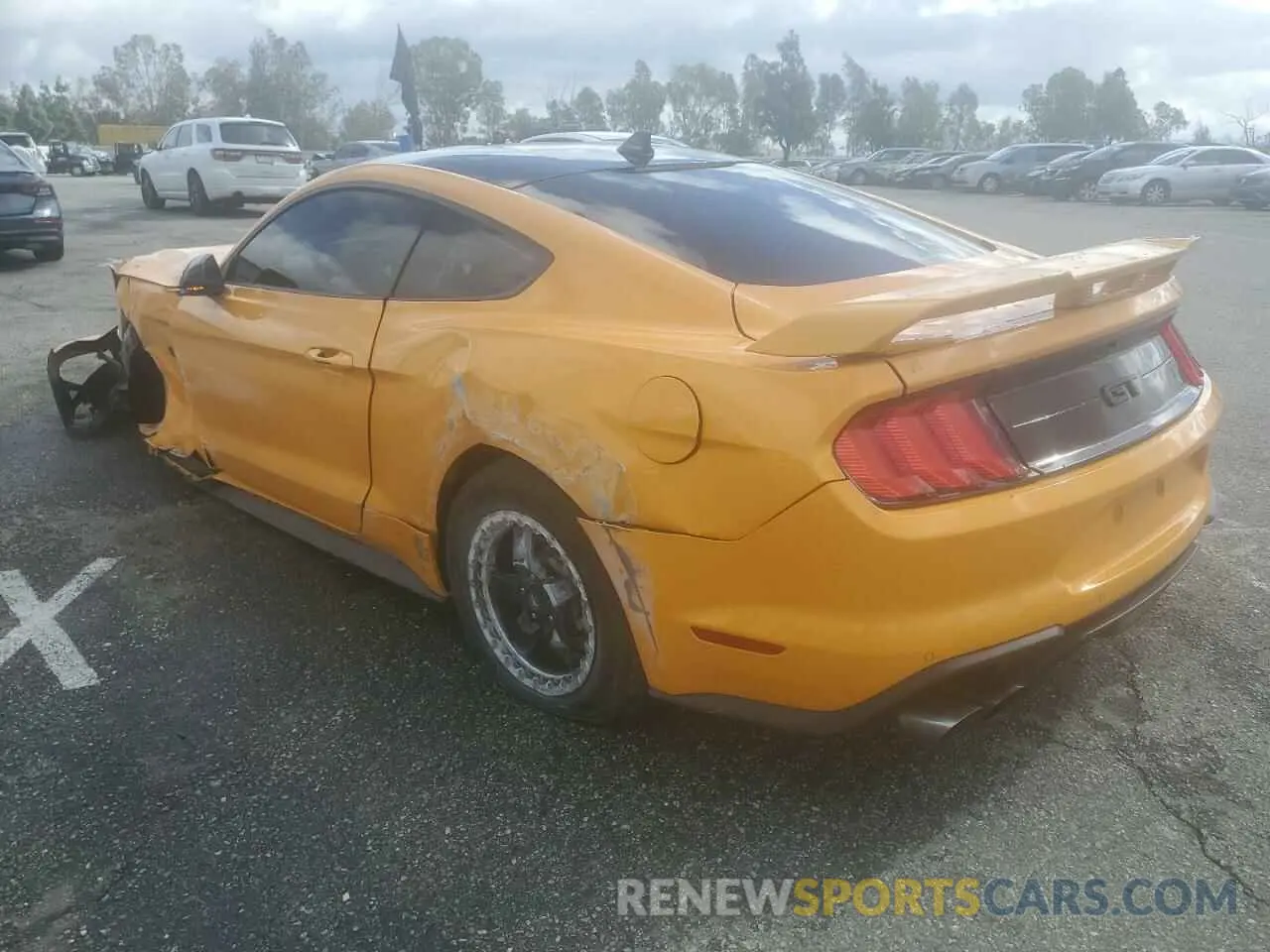 2 Photograph of a damaged car 1FA6P8CF8N5142200 FORD MUSTANG 2022