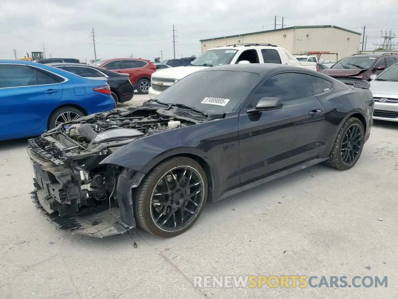1 Photograph of a damaged car 1FA6P8CF8N5145937 FORD MUSTANG 2022