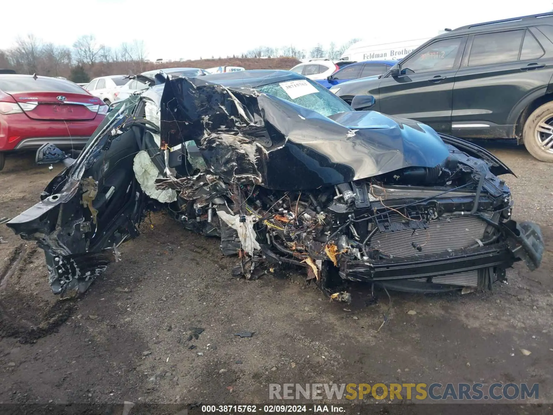 1 Photograph of a damaged car 1FA6P8CF9N5111439 FORD MUSTANG 2022