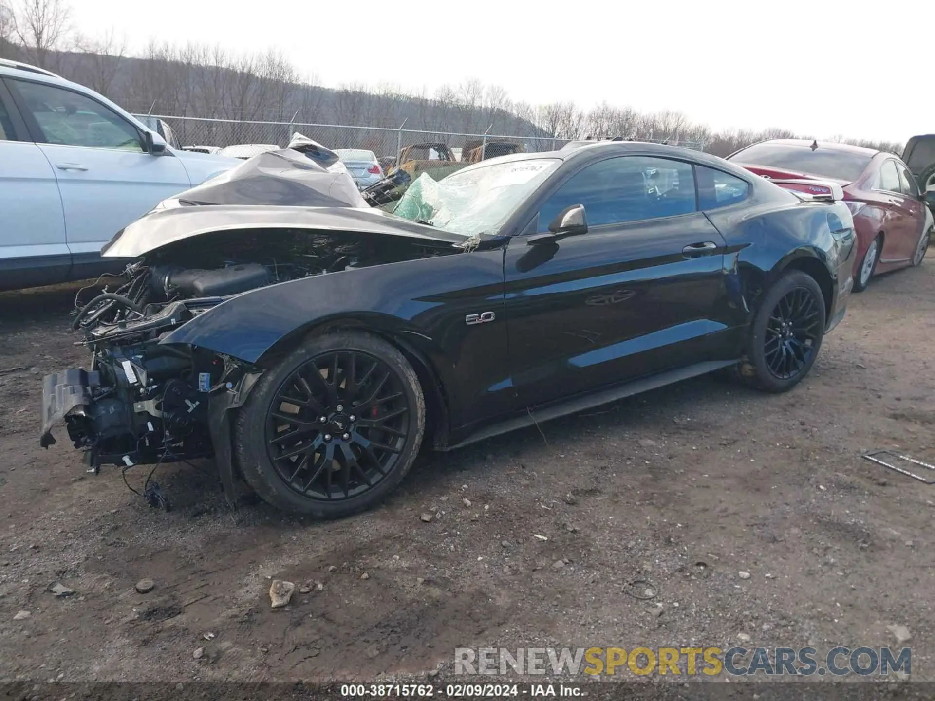 2 Photograph of a damaged car 1FA6P8CF9N5111439 FORD MUSTANG 2022
