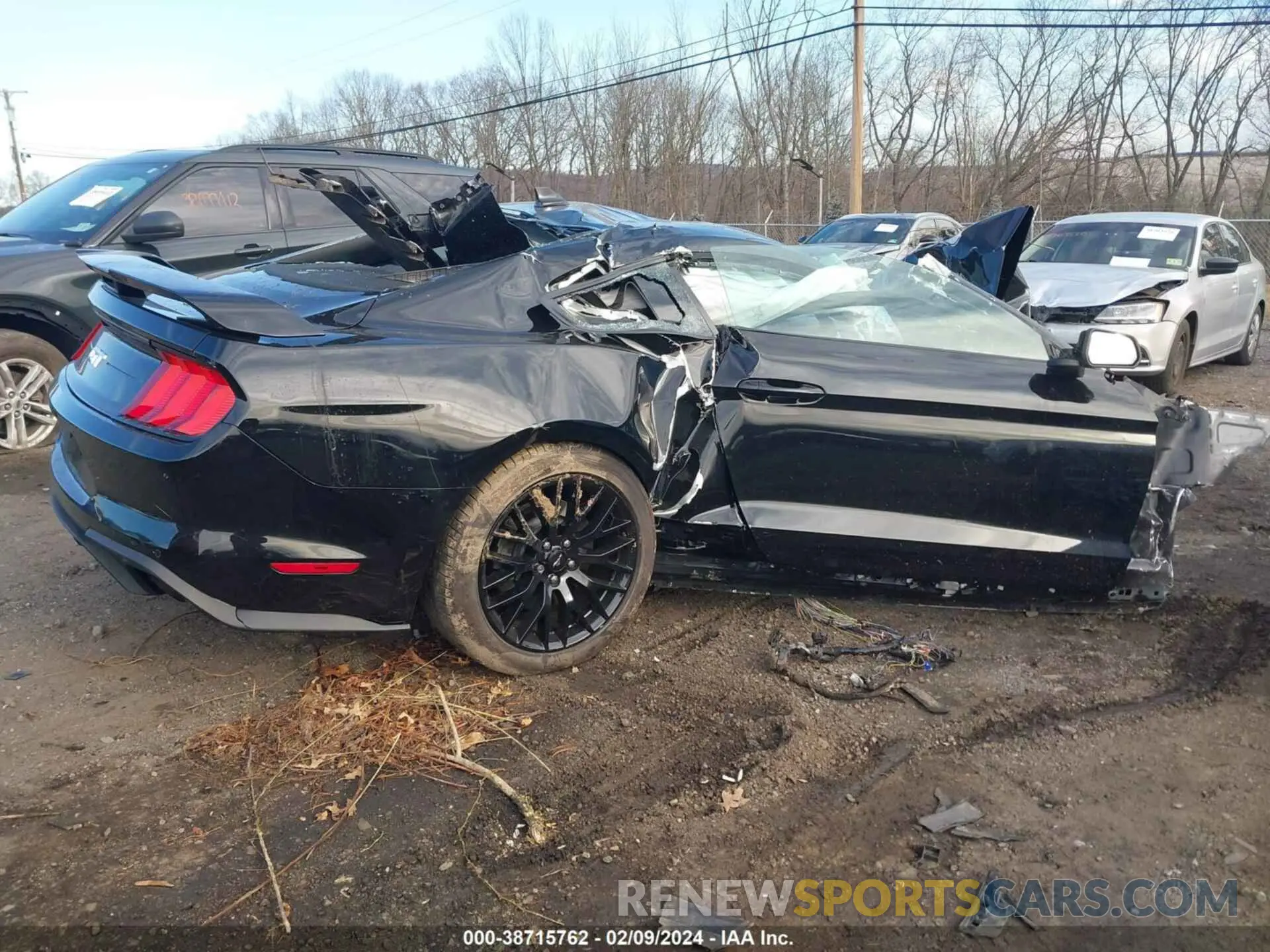 4 Photograph of a damaged car 1FA6P8CF9N5111439 FORD MUSTANG 2022