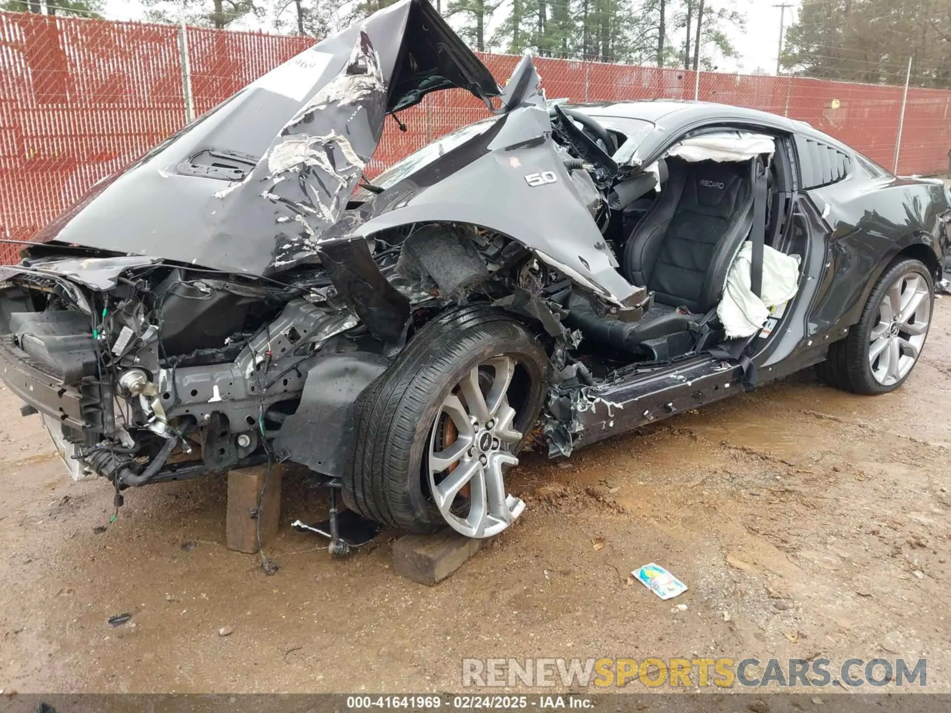 2 Photograph of a damaged car 1FA6P8CF9N5130220 FORD MUSTANG 2022
