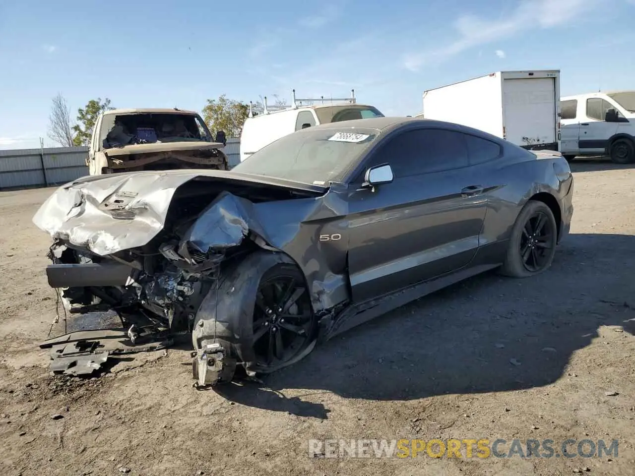 1 Photograph of a damaged car 1FA6P8CF9N5133876 FORD MUSTANG 2022