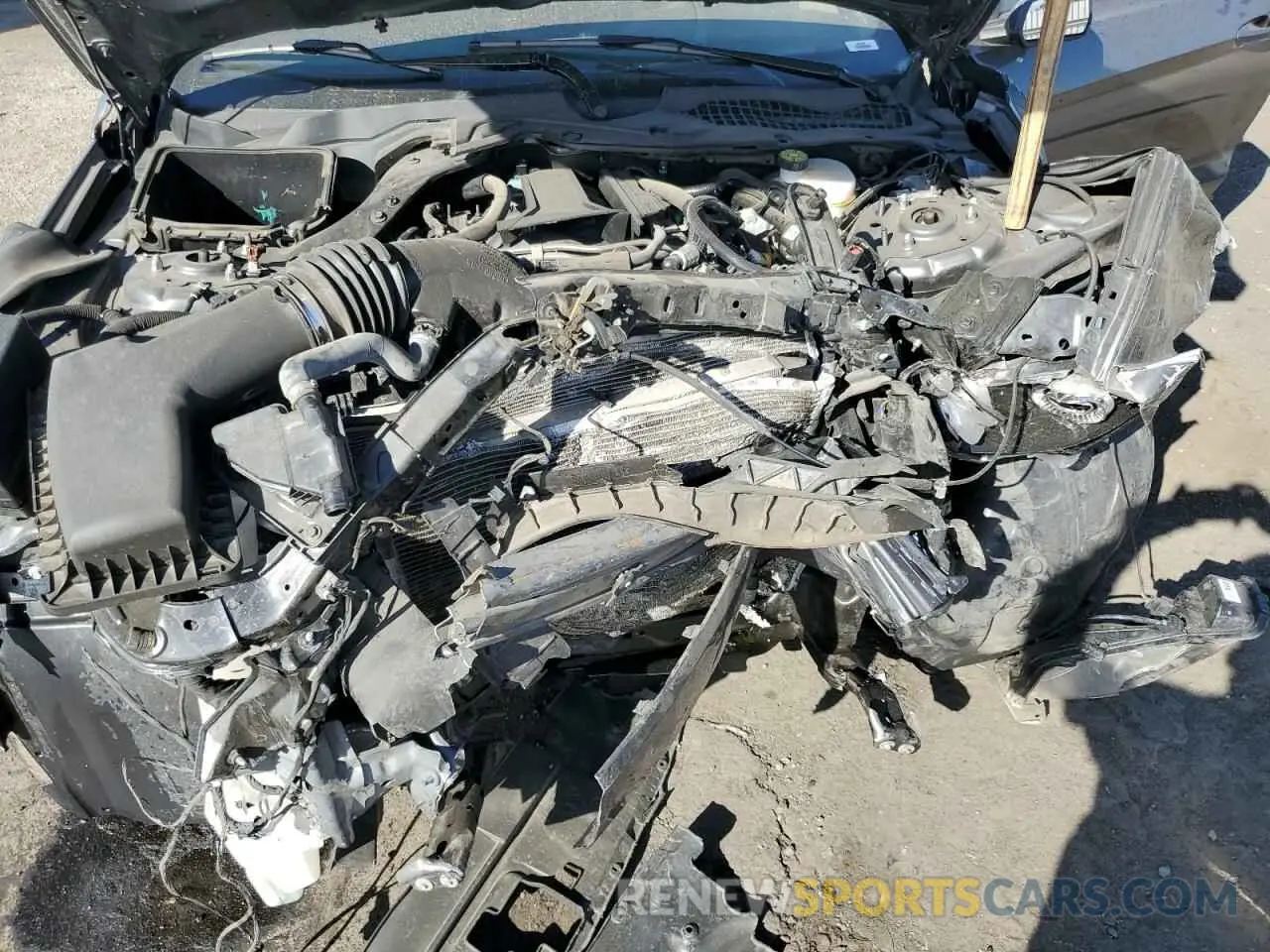 11 Photograph of a damaged car 1FA6P8CF9N5133876 FORD MUSTANG 2022