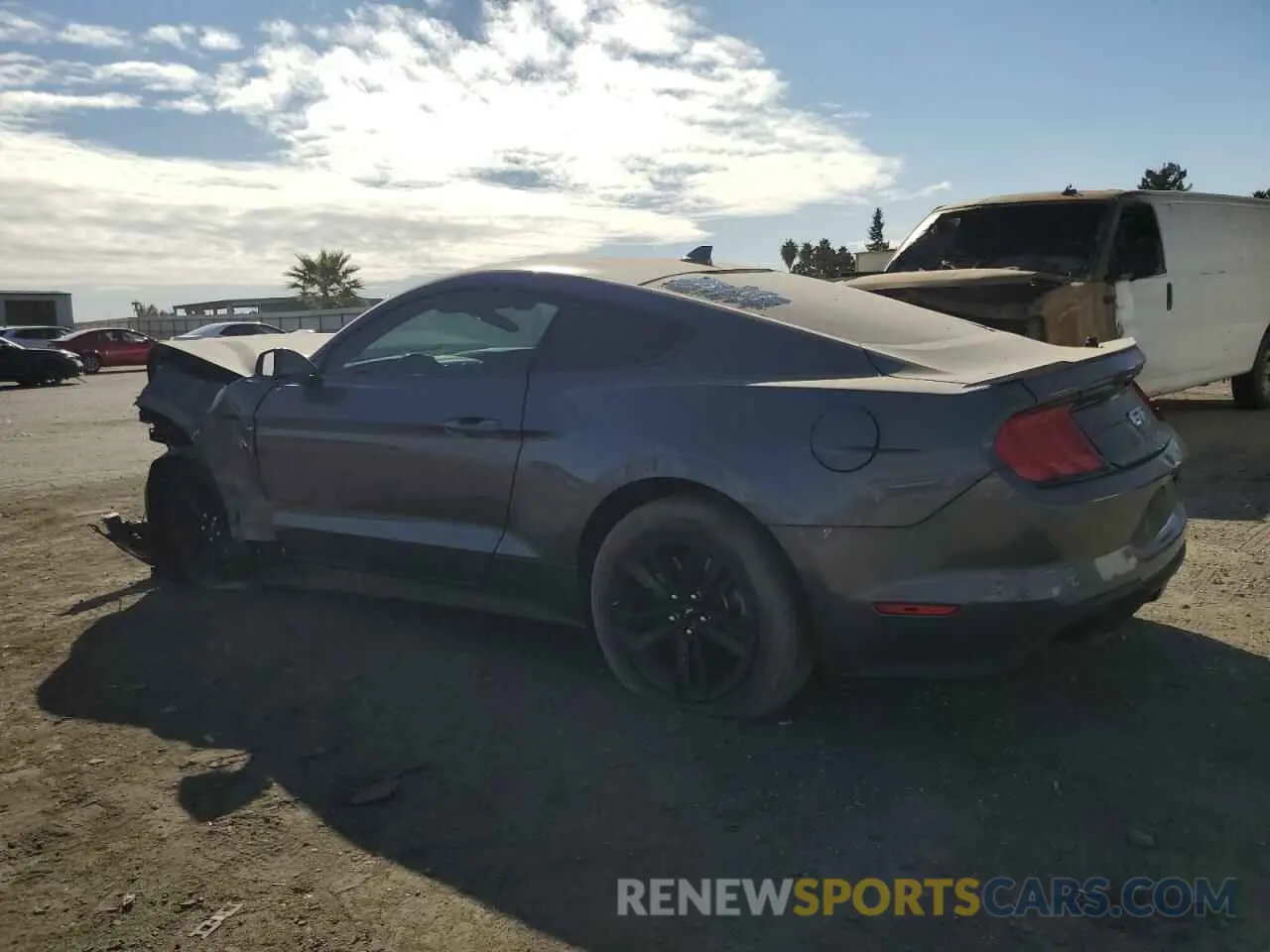 2 Photograph of a damaged car 1FA6P8CF9N5133876 FORD MUSTANG 2022