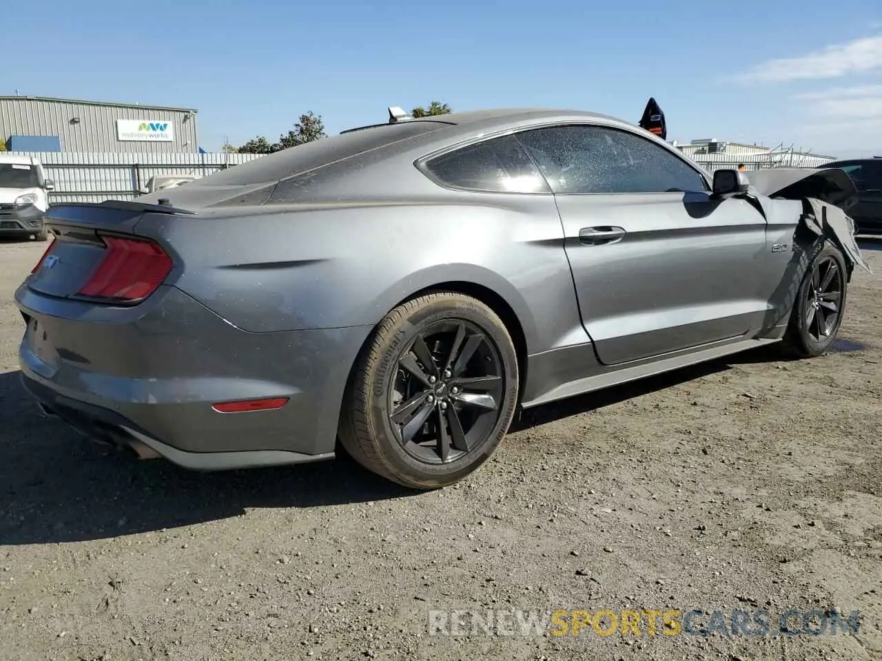 3 Photograph of a damaged car 1FA6P8CF9N5133876 FORD MUSTANG 2022