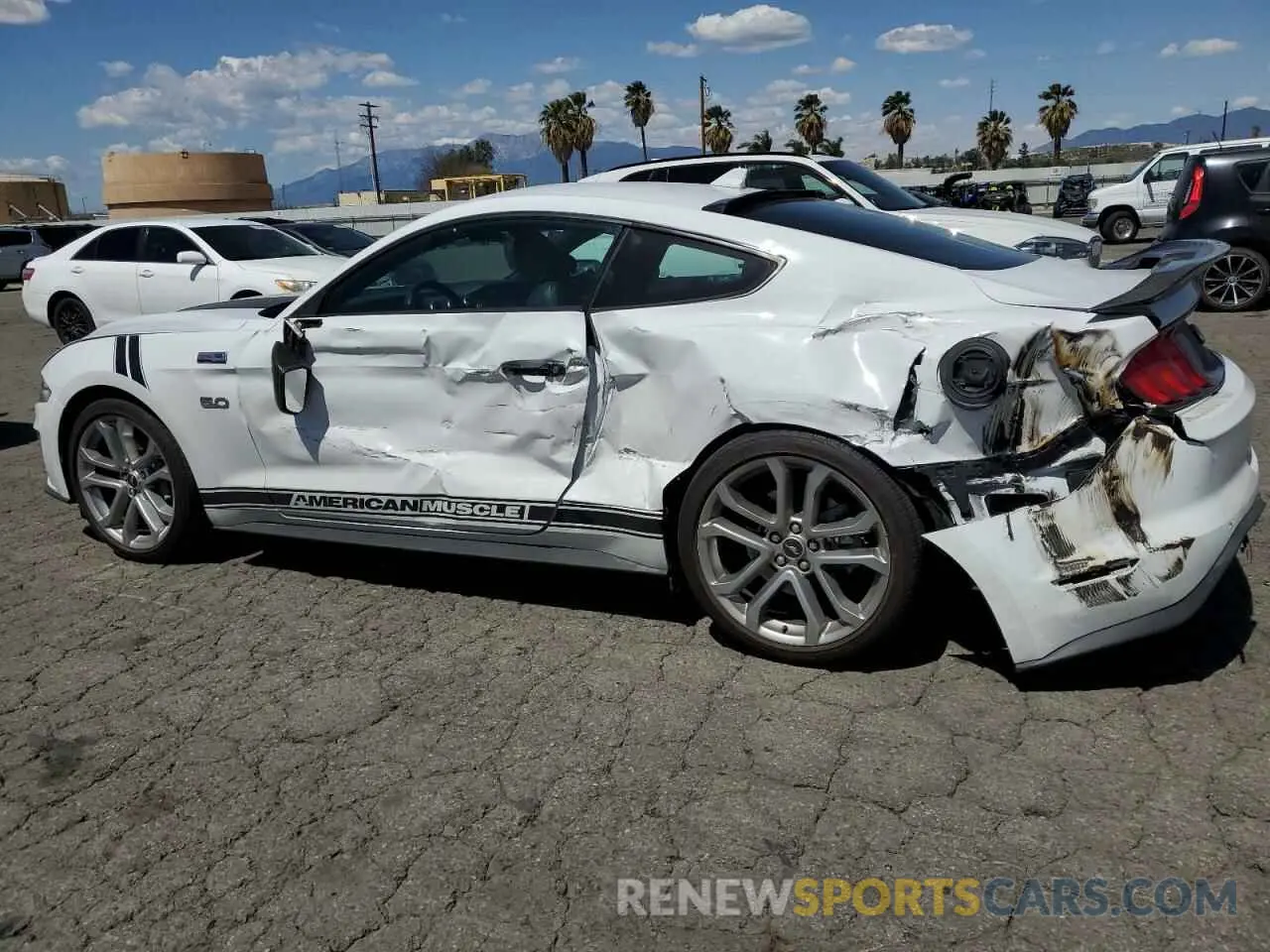 2 Photograph of a damaged car 1FA6P8CF9N5136633 FORD MUSTANG 2022