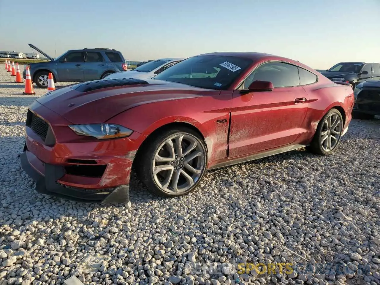 1 Photograph of a damaged car 1FA6P8CF9N5142884 FORD MUSTANG 2022