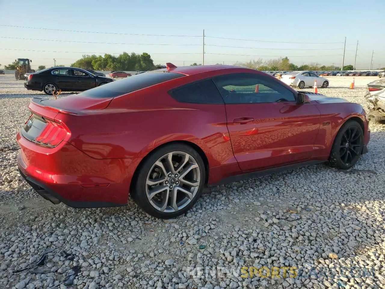 3 Photograph of a damaged car 1FA6P8CF9N5142884 FORD MUSTANG 2022