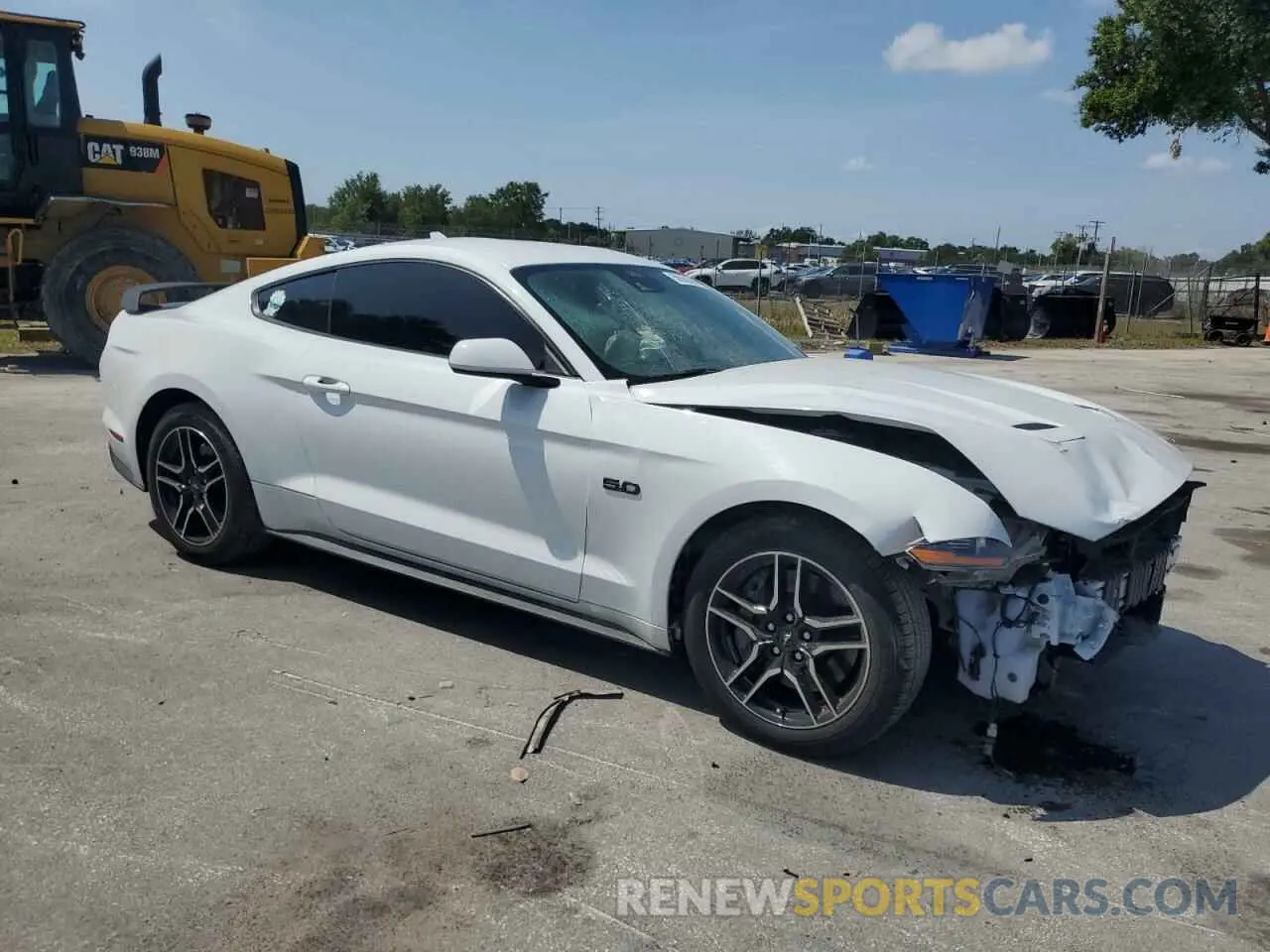 4 Photograph of a damaged car 1FA6P8CFXN5110459 FORD MUSTANG 2022