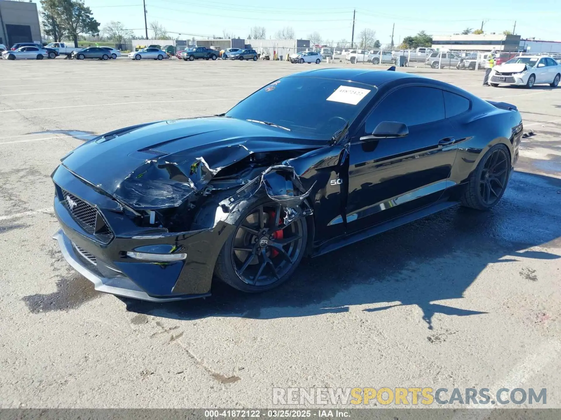 2 Photograph of a damaged car 1FA6P8CFXN5133689 FORD MUSTANG 2022