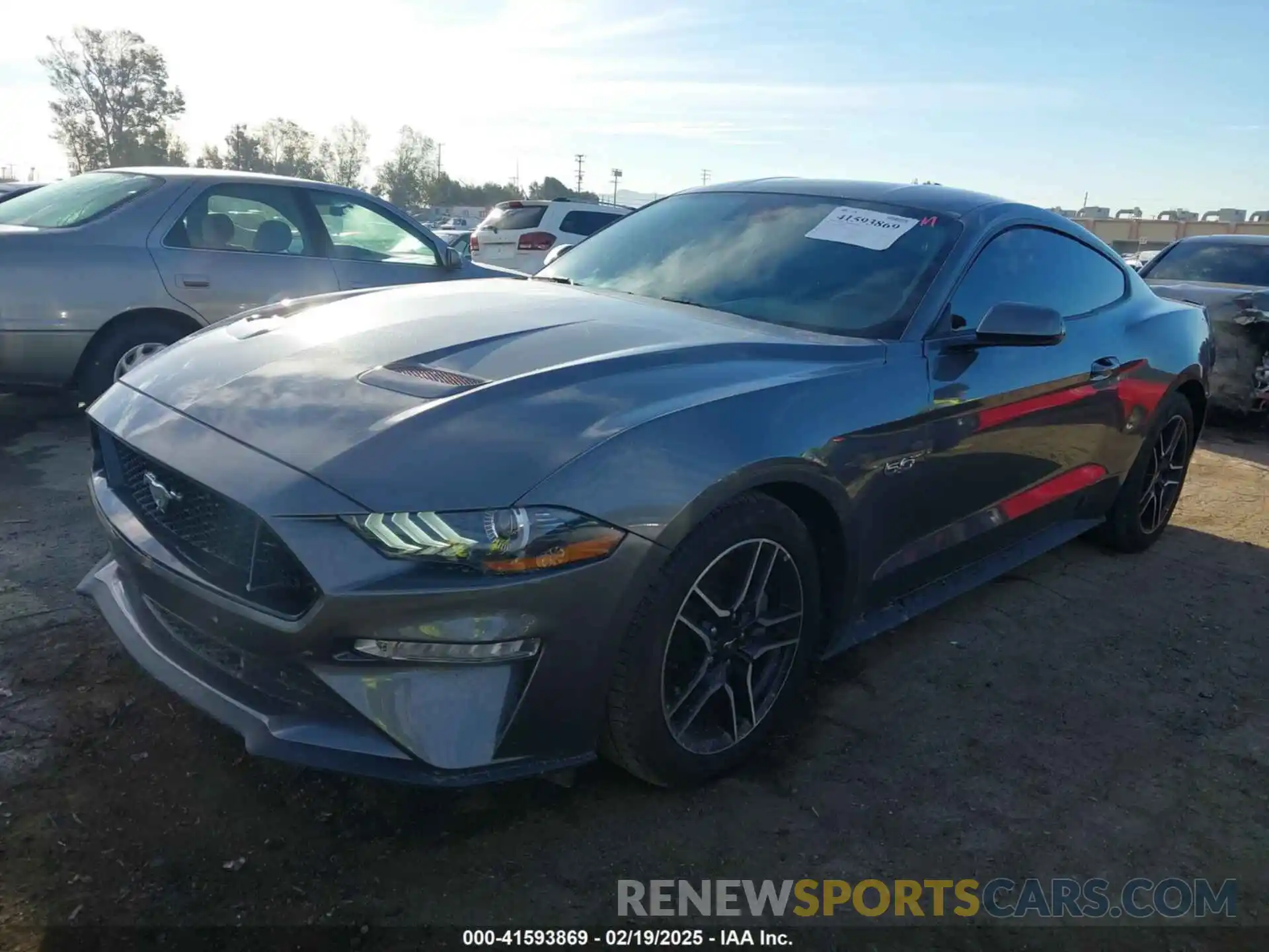 2 Photograph of a damaged car 1FA6P8CFXN5147964 FORD MUSTANG 2022