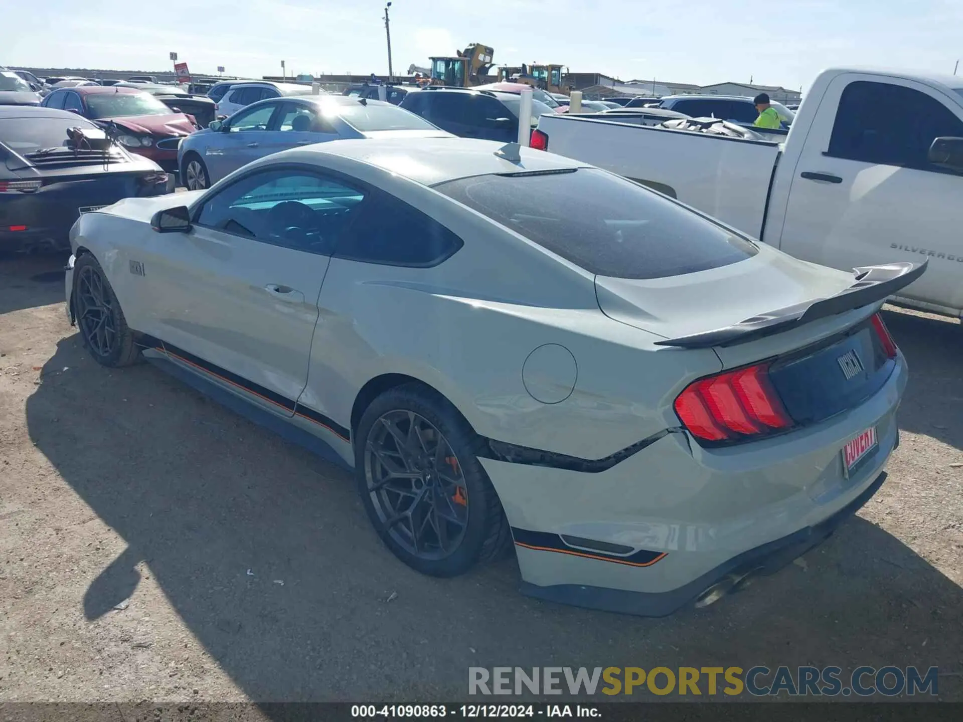 3 Photograph of a damaged car 1FA6P8R04N5551085 FORD MUSTANG 2022