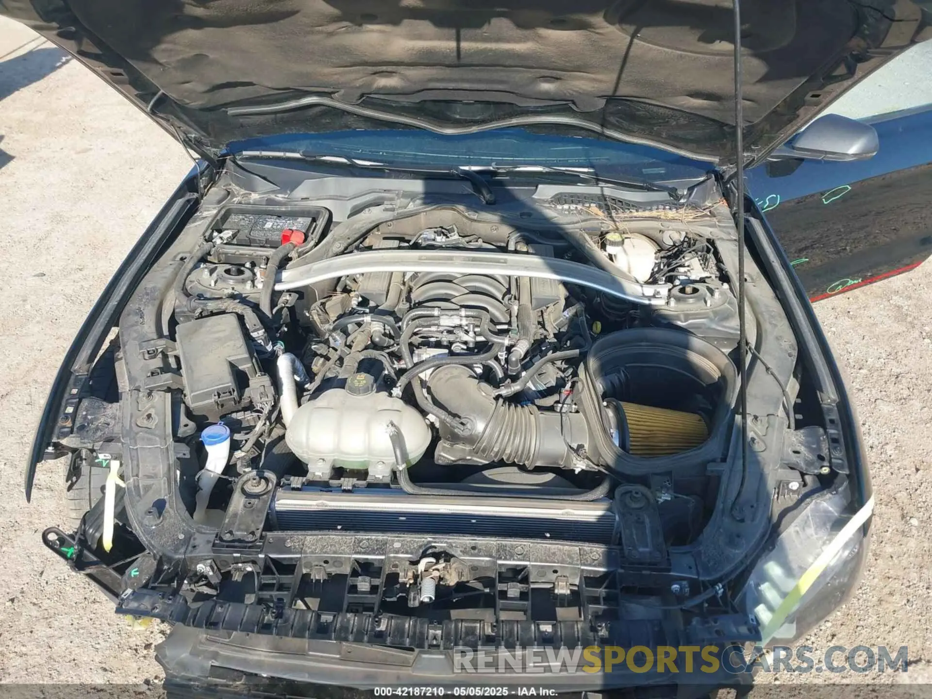 10 Photograph of a damaged car 1FA6P8R06N5552691 FORD MUSTANG 2022