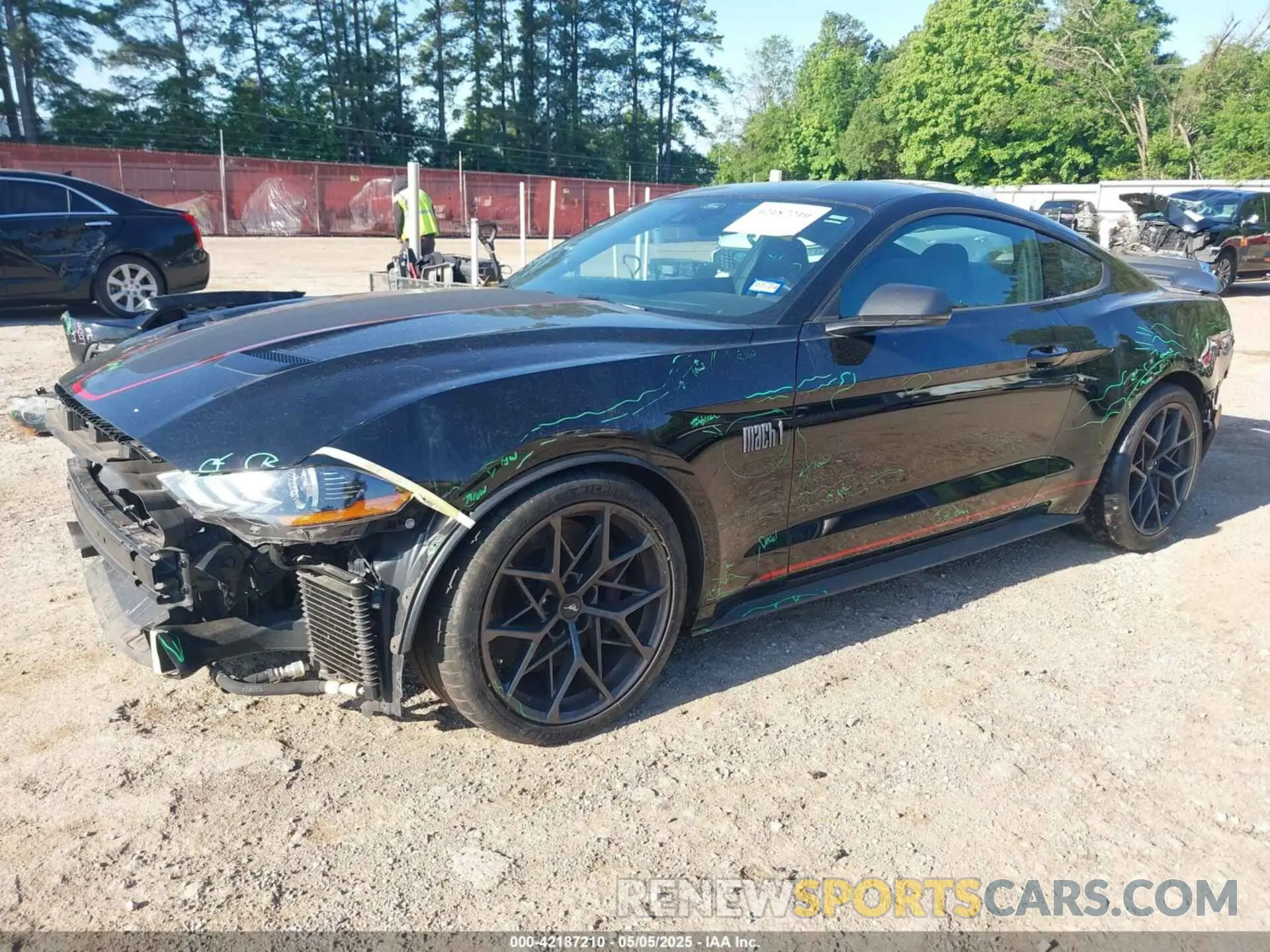 2 Photograph of a damaged car 1FA6P8R06N5552691 FORD MUSTANG 2022