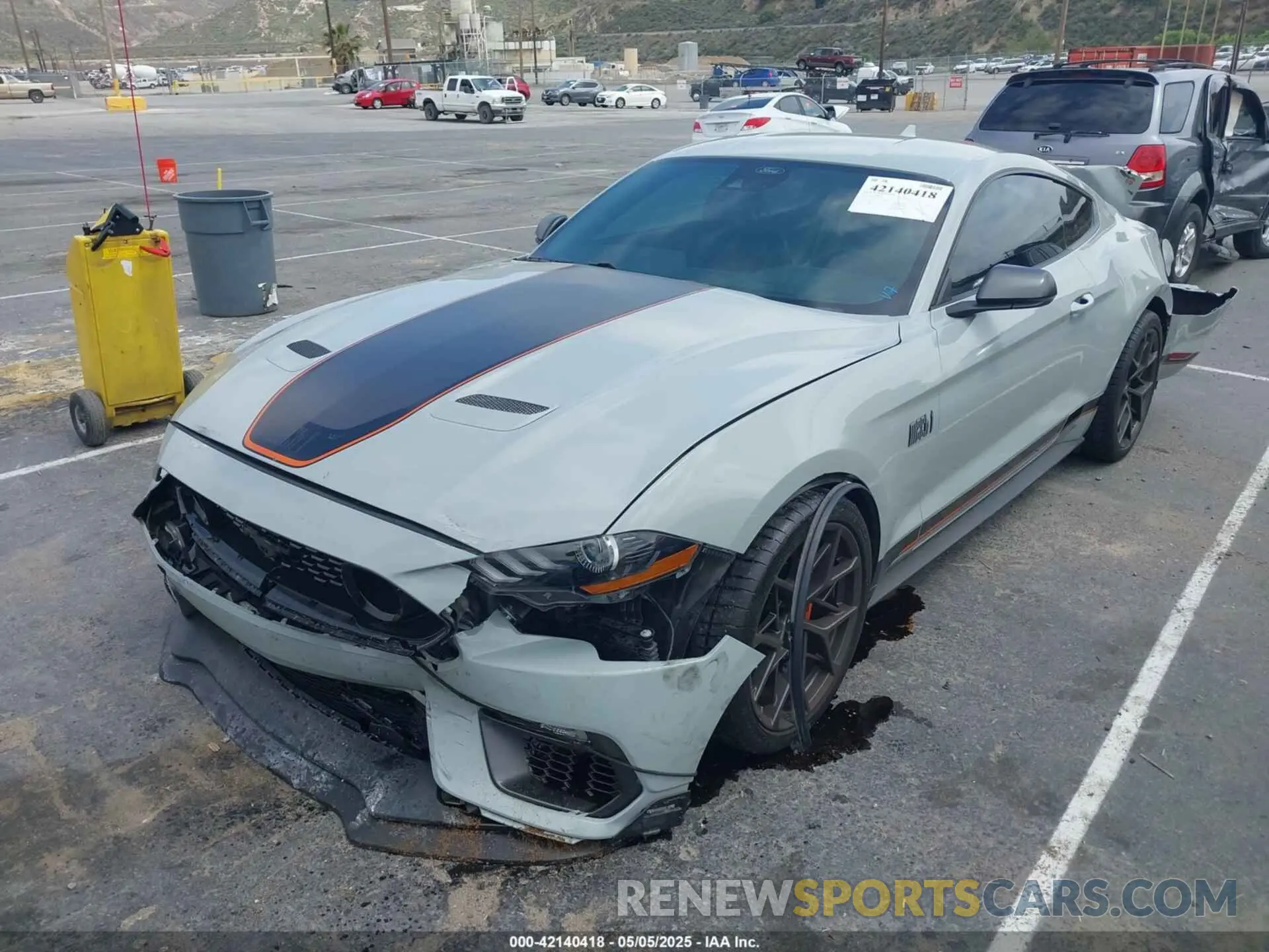 2 Photograph of a damaged car 1FA6P8R08N5552580 FORD MUSTANG 2022