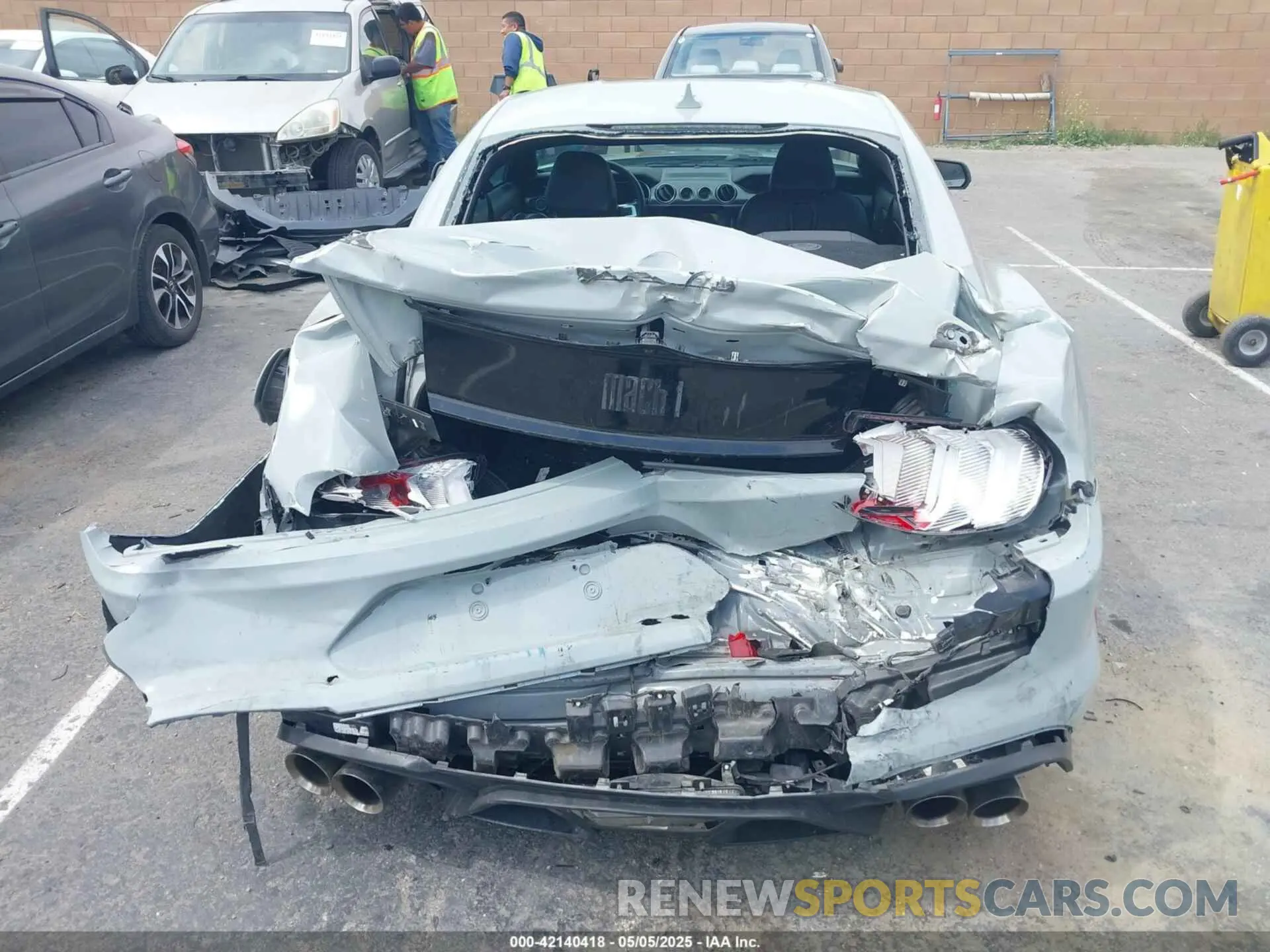 6 Photograph of a damaged car 1FA6P8R08N5552580 FORD MUSTANG 2022
