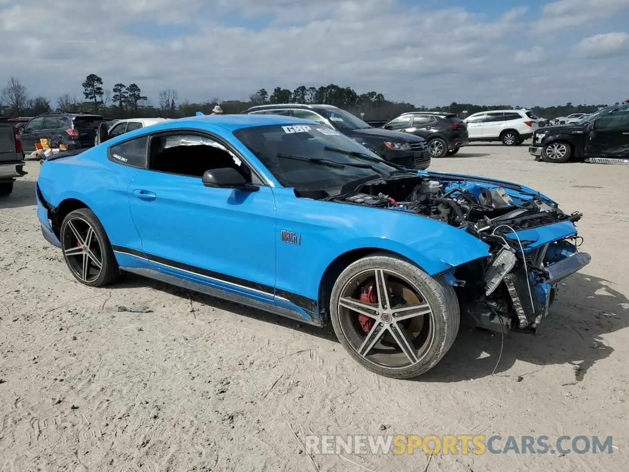 4 Photograph of a damaged car 1FA6P8R0XN5551110 FORD MUSTANG 2022