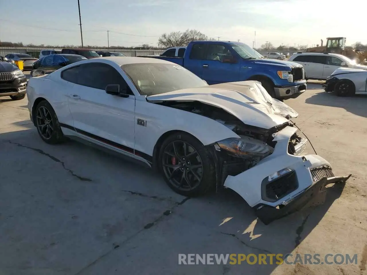 4 Photograph of a damaged car 1FA6P8R0XN5554329 FORD MUSTANG 2022