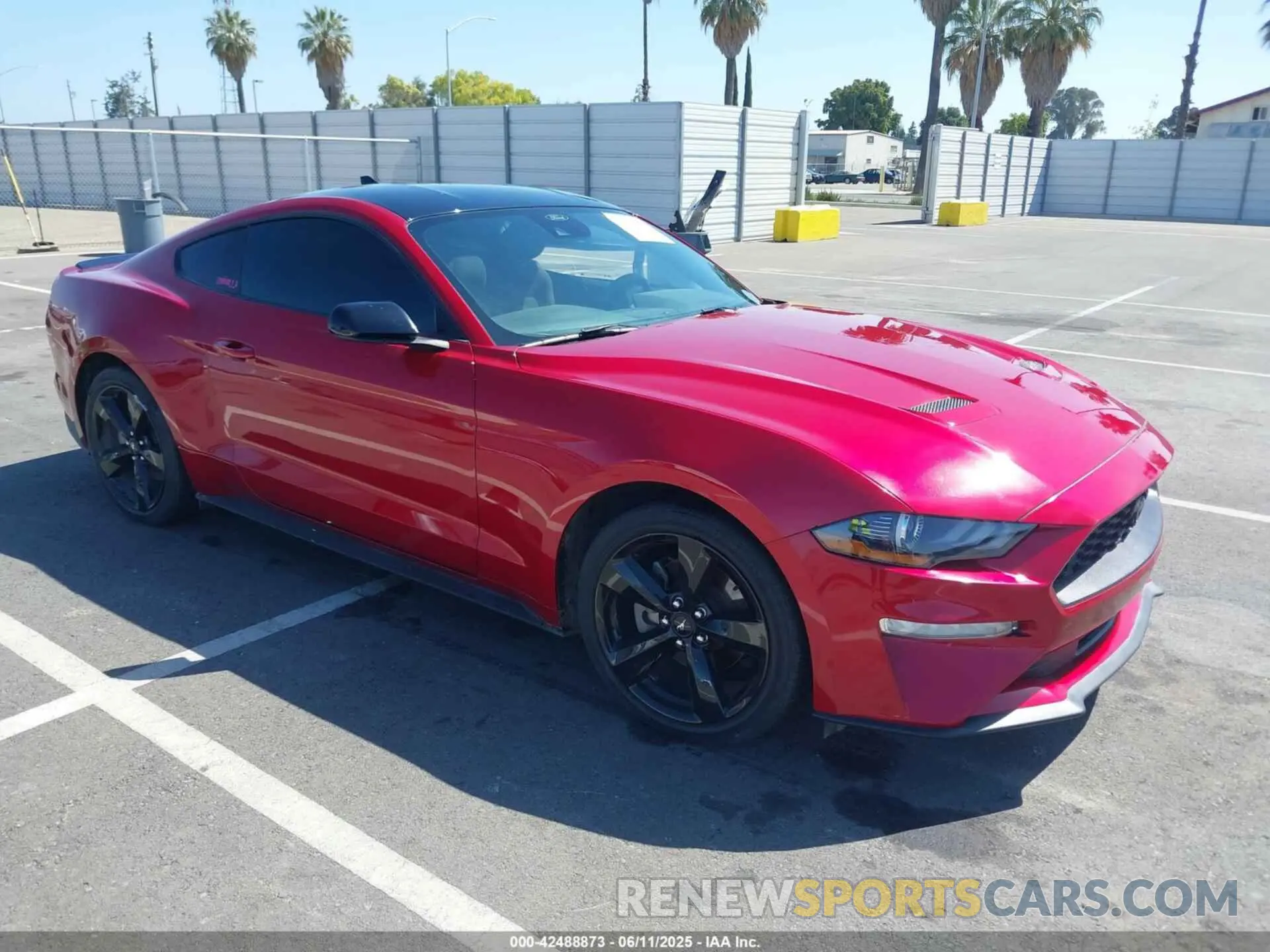 1 Photograph of a damaged car 1FA6P8TH0N5129751 FORD MUSTANG 2022