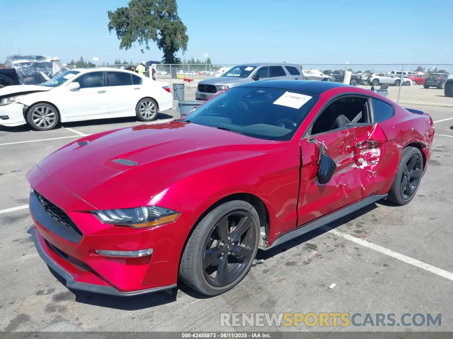 2 Photograph of a damaged car 1FA6P8TH0N5129751 FORD MUSTANG 2022