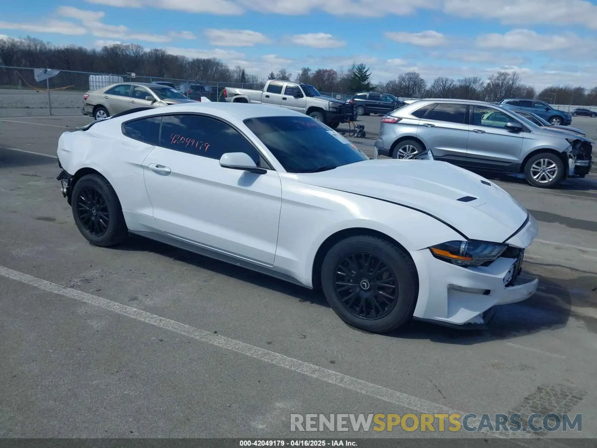 1 Photograph of a damaged car 1FA6P8TH0N5139048 FORD MUSTANG 2022