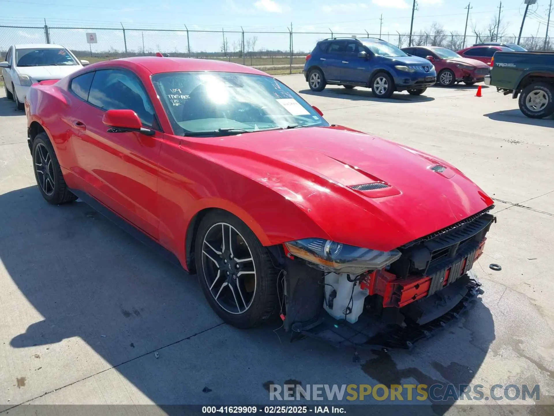 1 Photograph of a damaged car 1FA6P8TH1N5101036 FORD MUSTANG 2022