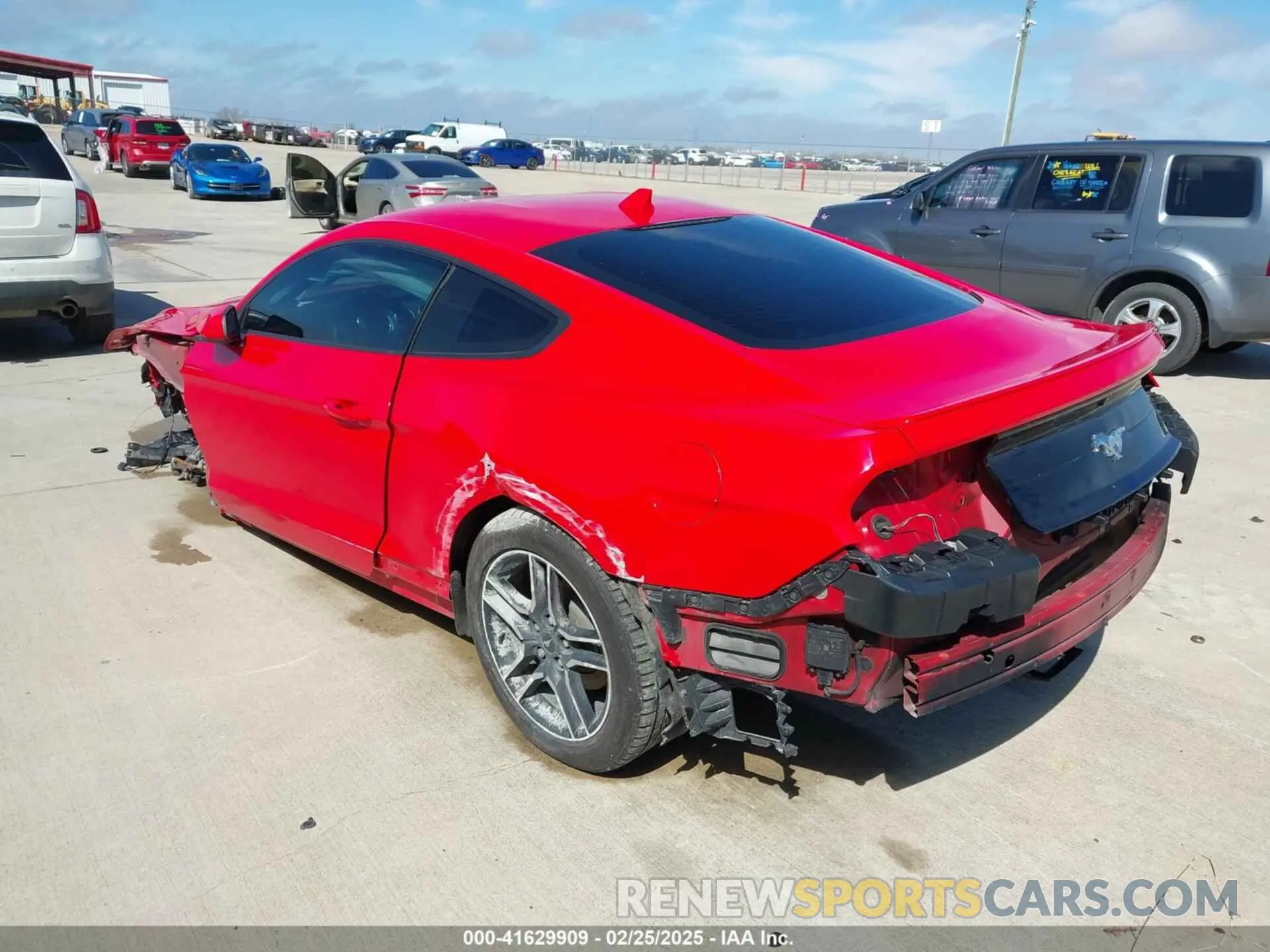 3 Photograph of a damaged car 1FA6P8TH1N5101036 FORD MUSTANG 2022