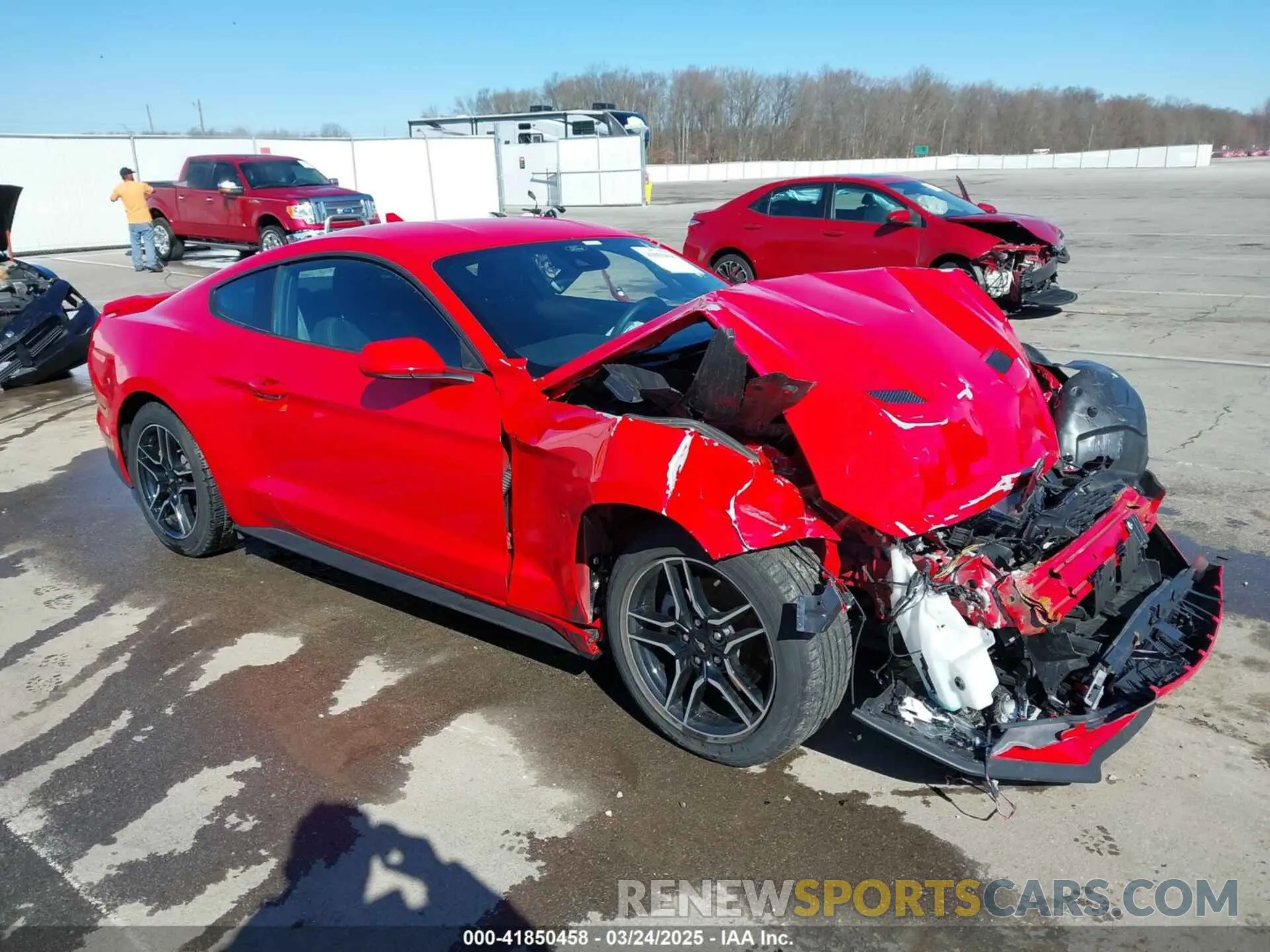 1 Photograph of a damaged car 1FA6P8TH1N5126504 FORD MUSTANG 2022