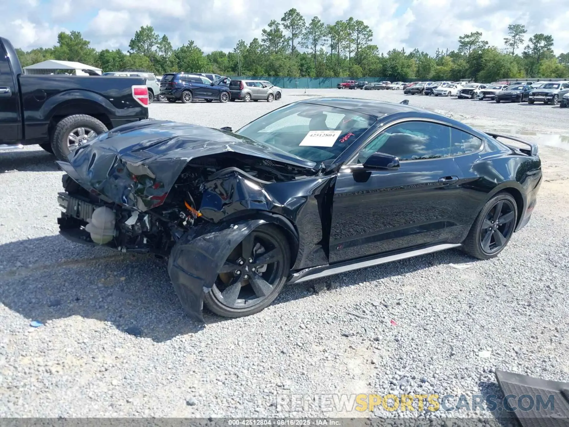 2 Photograph of a damaged car 1FA6P8TH1N5150611 FORD MUSTANG 2022