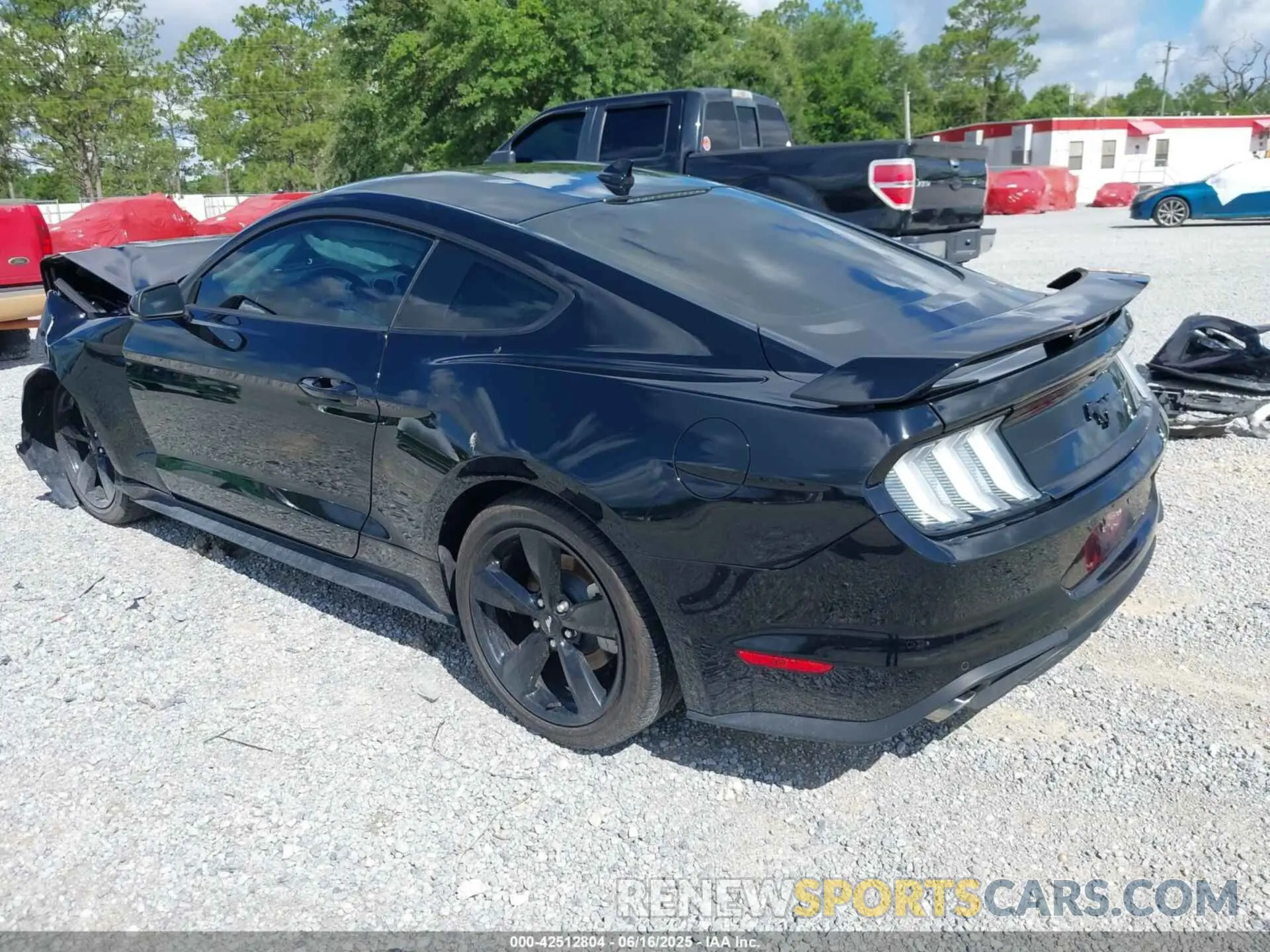 3 Photograph of a damaged car 1FA6P8TH1N5150611 FORD MUSTANG 2022
