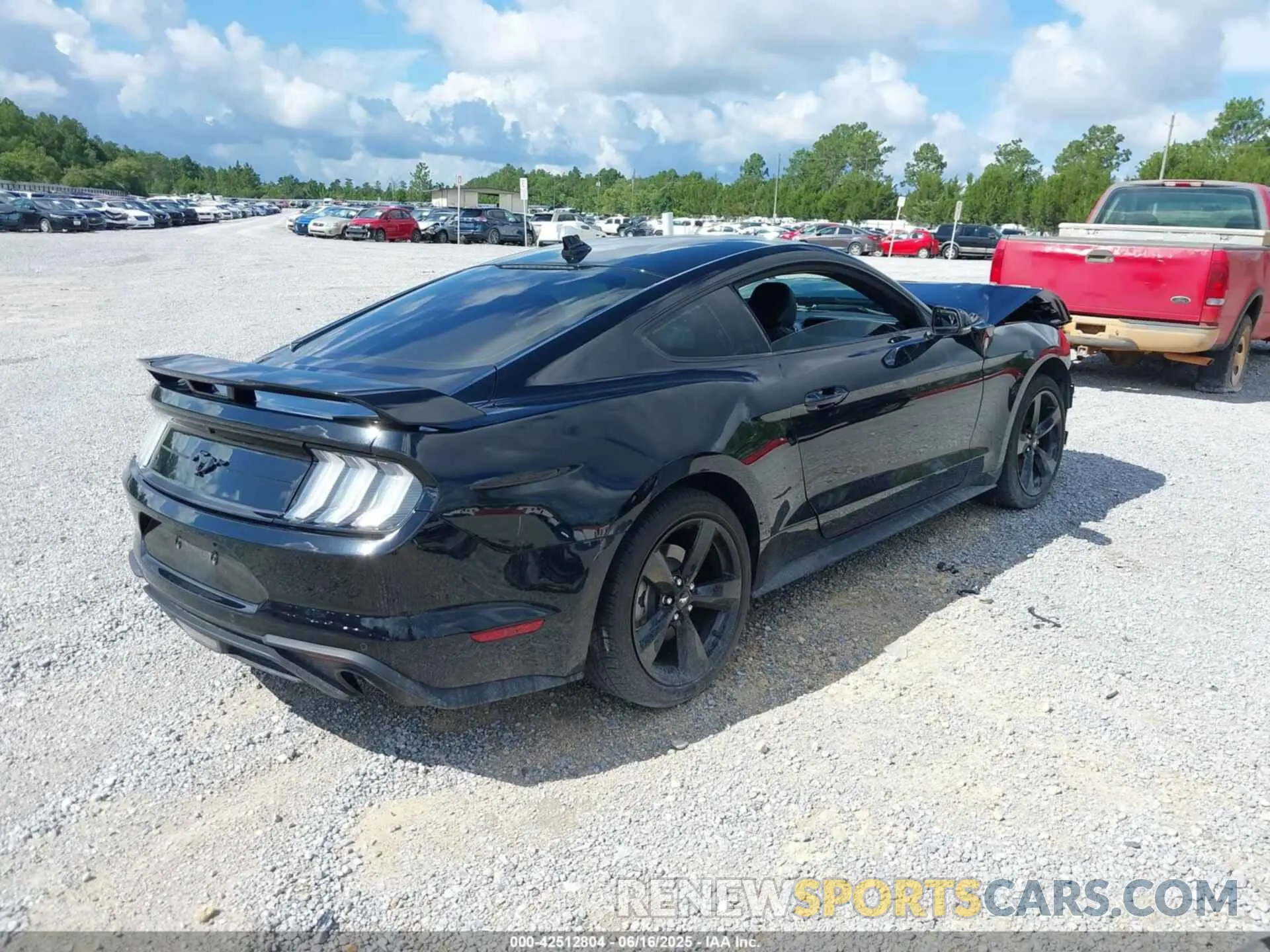 4 Photograph of a damaged car 1FA6P8TH1N5150611 FORD MUSTANG 2022