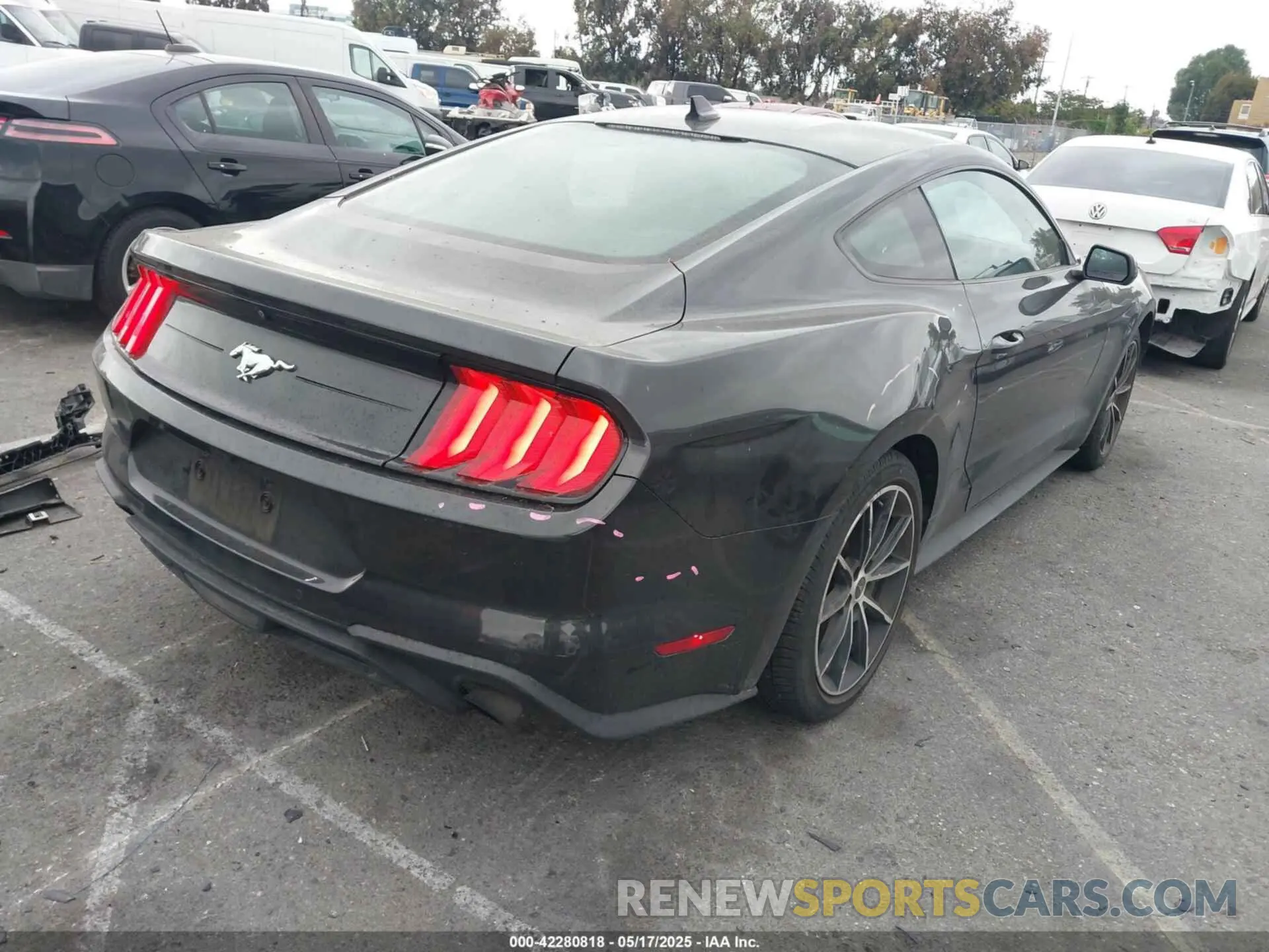 4 Photograph of a damaged car 1FA6P8TH2N5135583 FORD MUSTANG 2022