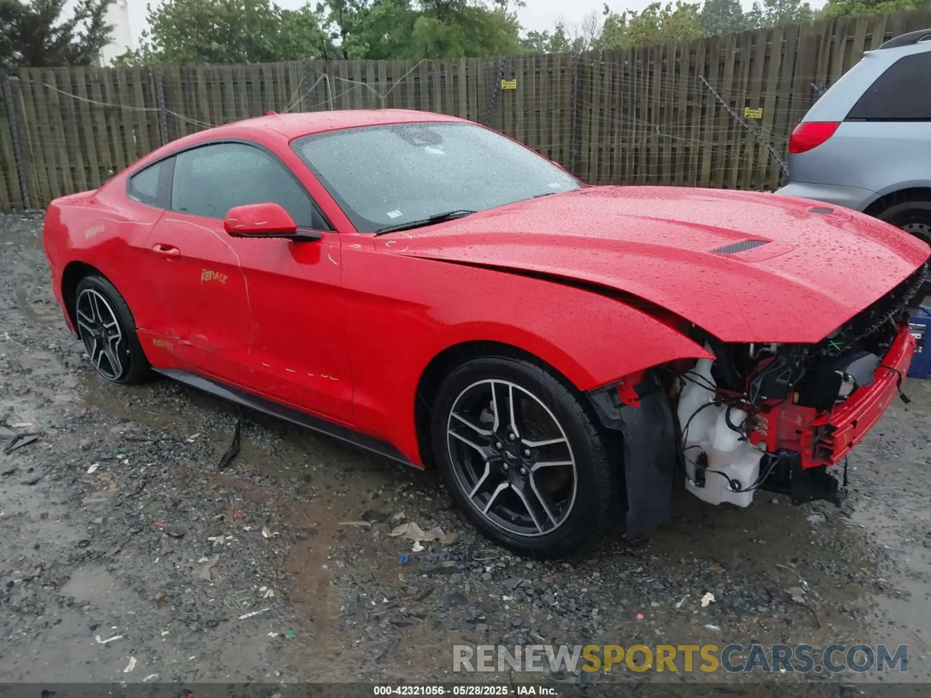 1 Photograph of a damaged car 1FA6P8TH2N5138273 FORD MUSTANG 2022