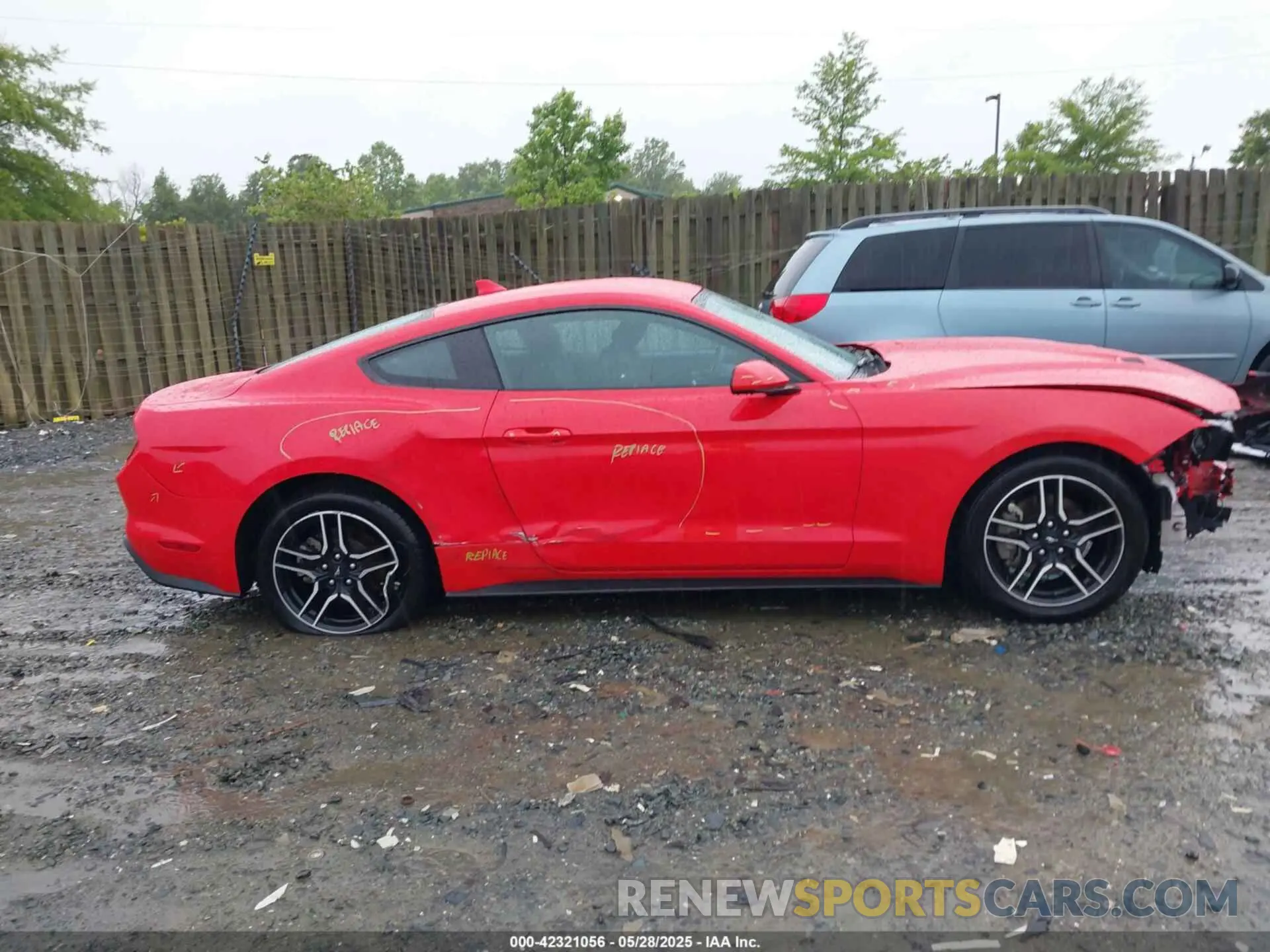 14 Photograph of a damaged car 1FA6P8TH2N5138273 FORD MUSTANG 2022