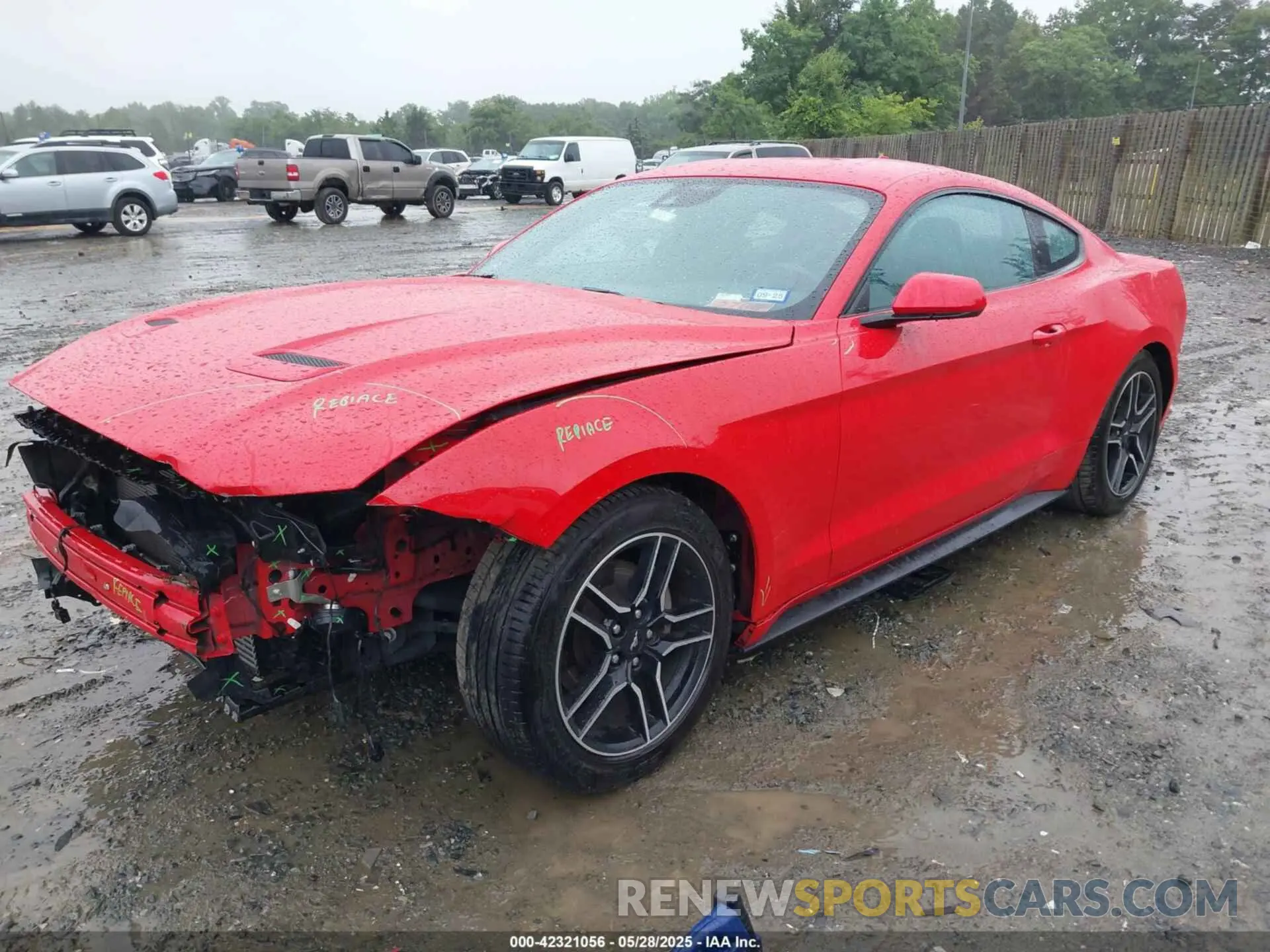 2 Photograph of a damaged car 1FA6P8TH2N5138273 FORD MUSTANG 2022