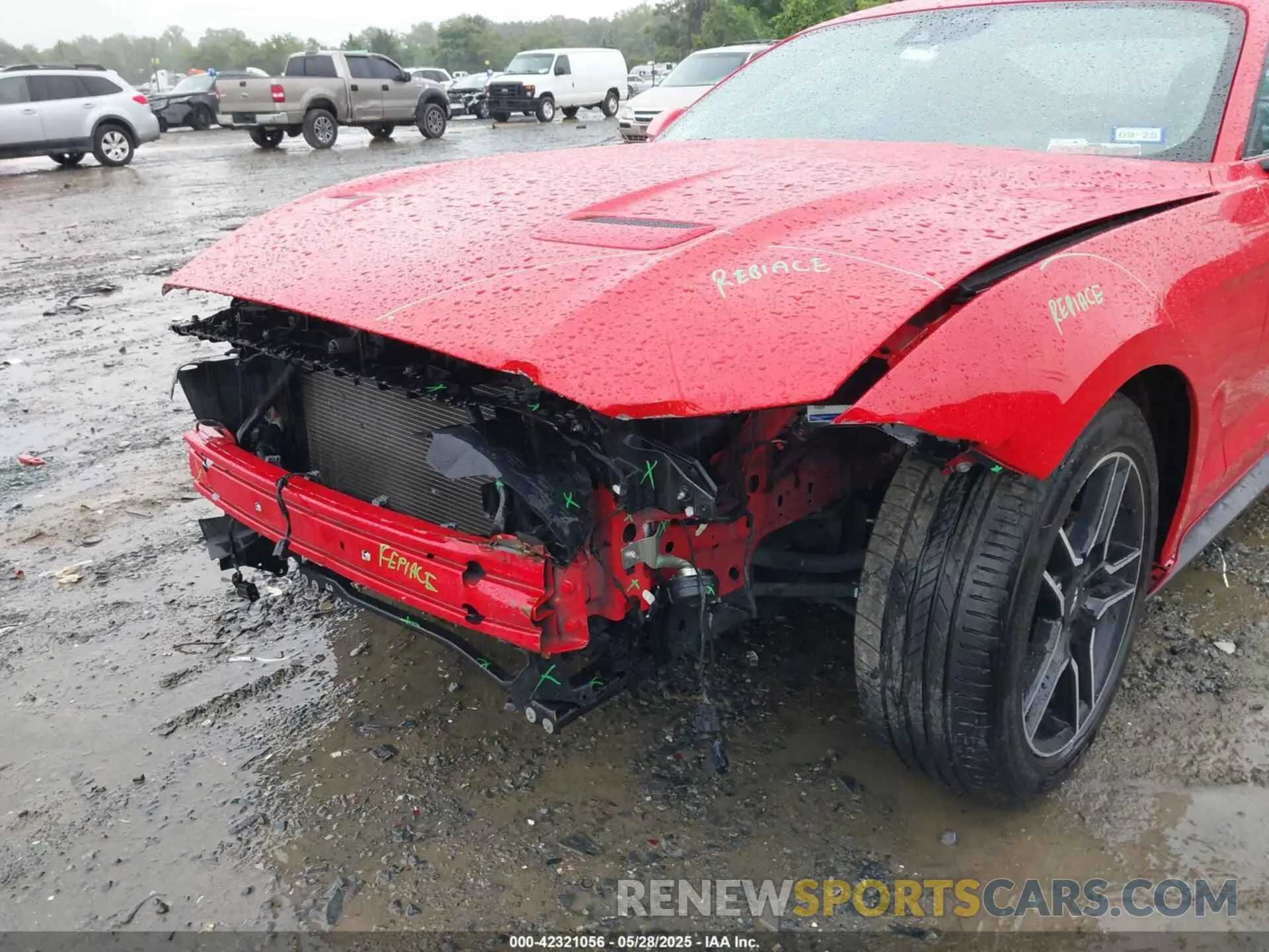6 Photograph of a damaged car 1FA6P8TH2N5138273 FORD MUSTANG 2022