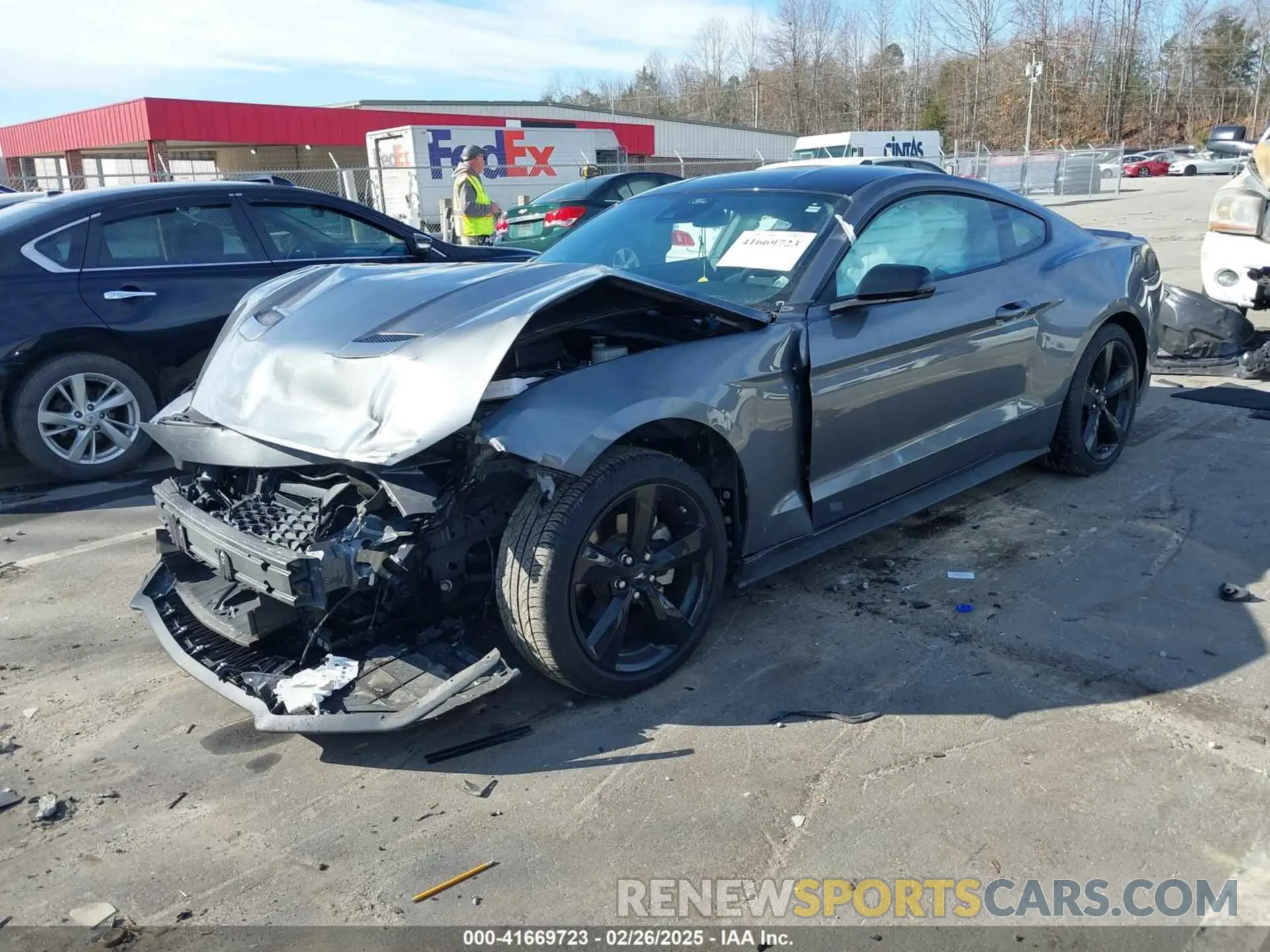 2 Photograph of a damaged car 1FA6P8TH2N5141464 FORD MUSTANG 2022