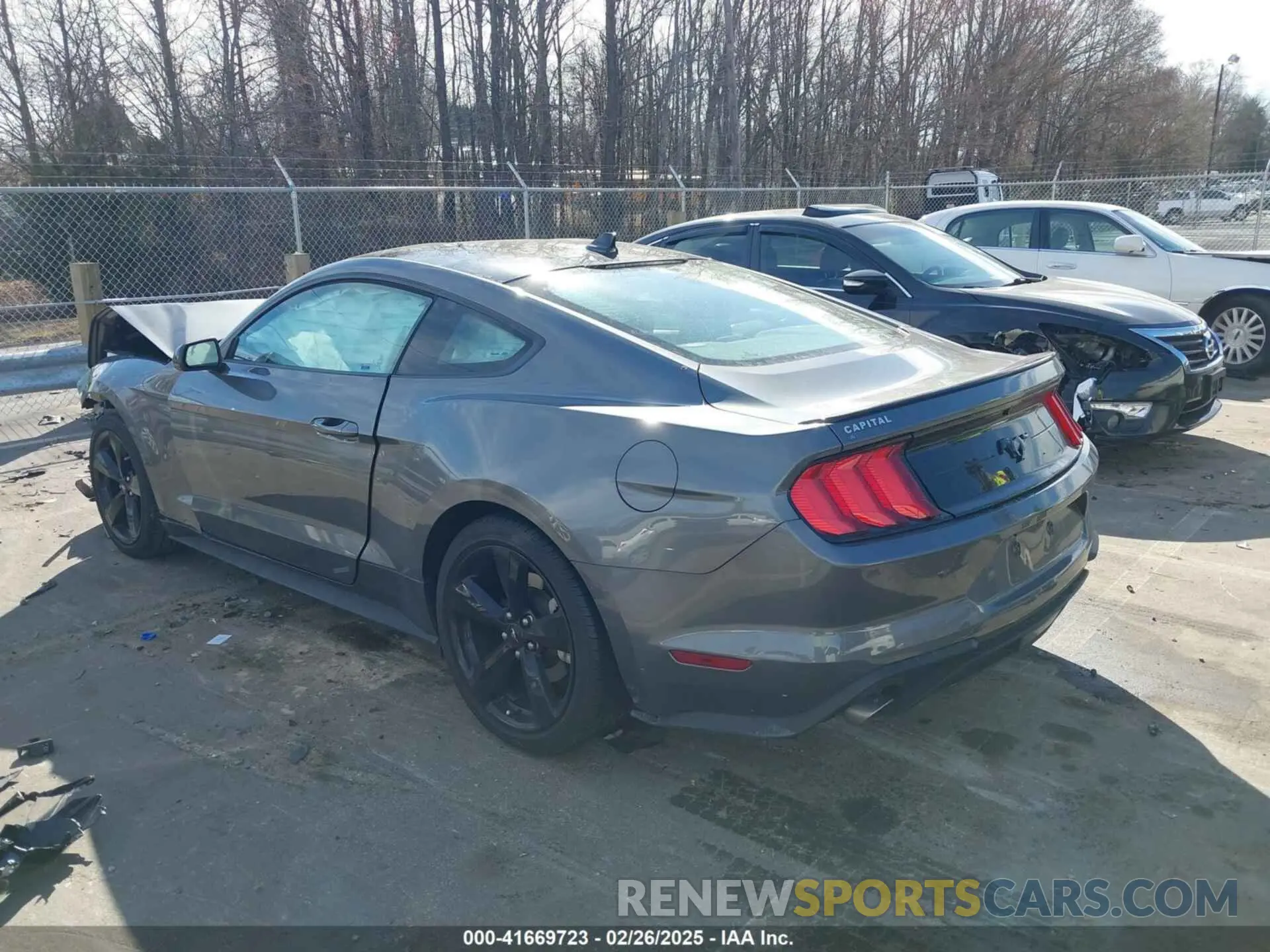 3 Photograph of a damaged car 1FA6P8TH2N5141464 FORD MUSTANG 2022