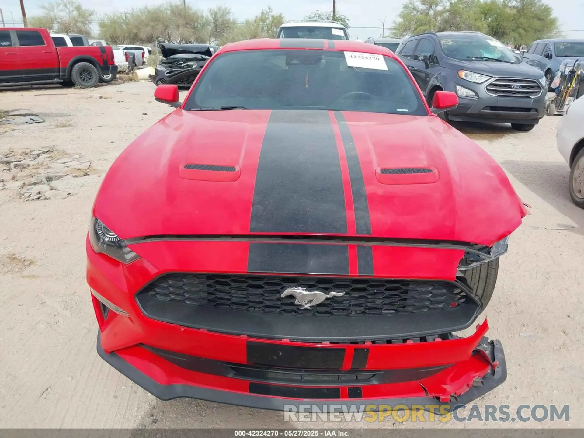 13 Photograph of a damaged car 1FA6P8TH4N5130658 FORD MUSTANG 2022