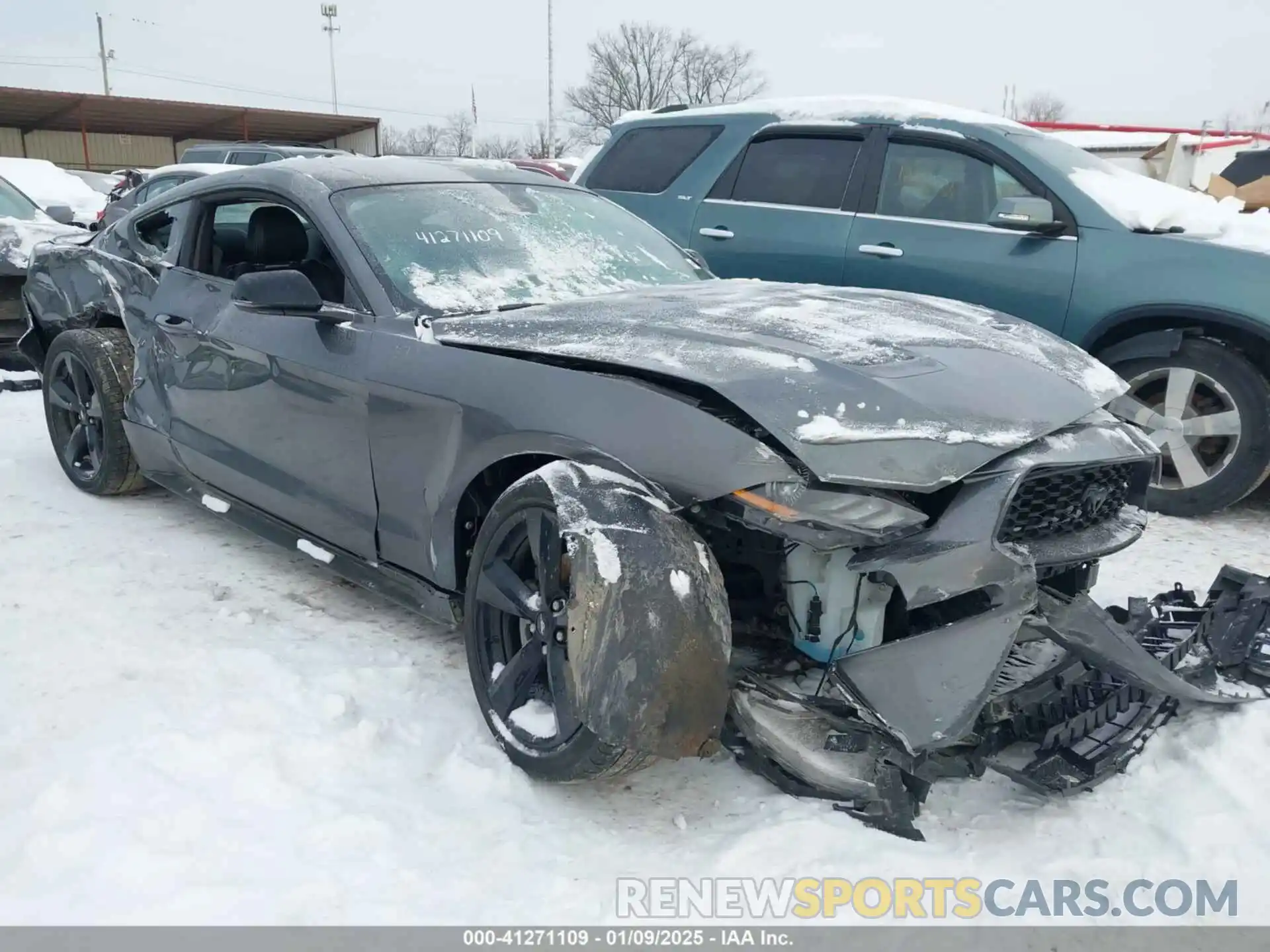 1 Photograph of a damaged car 1FA6P8TH5N5107387 FORD MUSTANG 2022