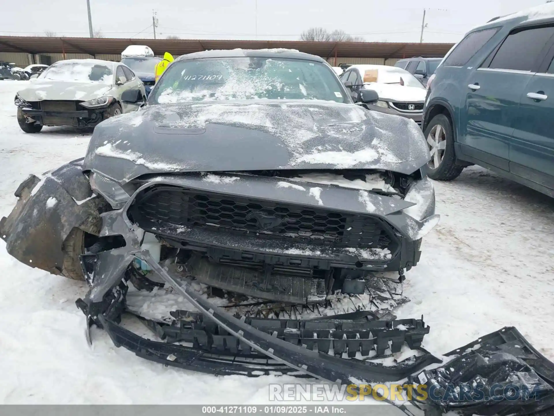 12 Photograph of a damaged car 1FA6P8TH5N5107387 FORD MUSTANG 2022