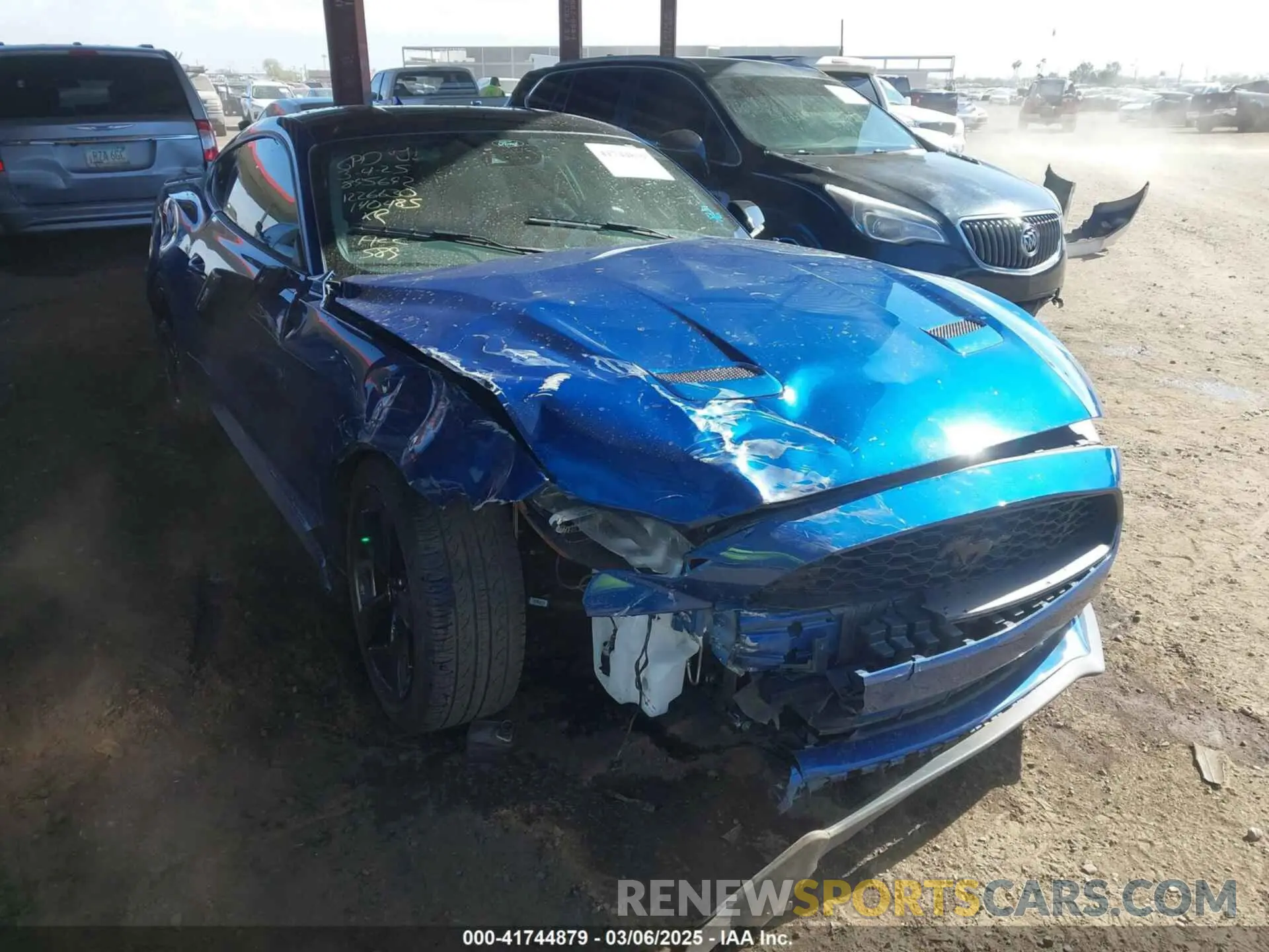 1 Photograph of a damaged car 1FA6P8TH5N5140485 FORD MUSTANG 2022