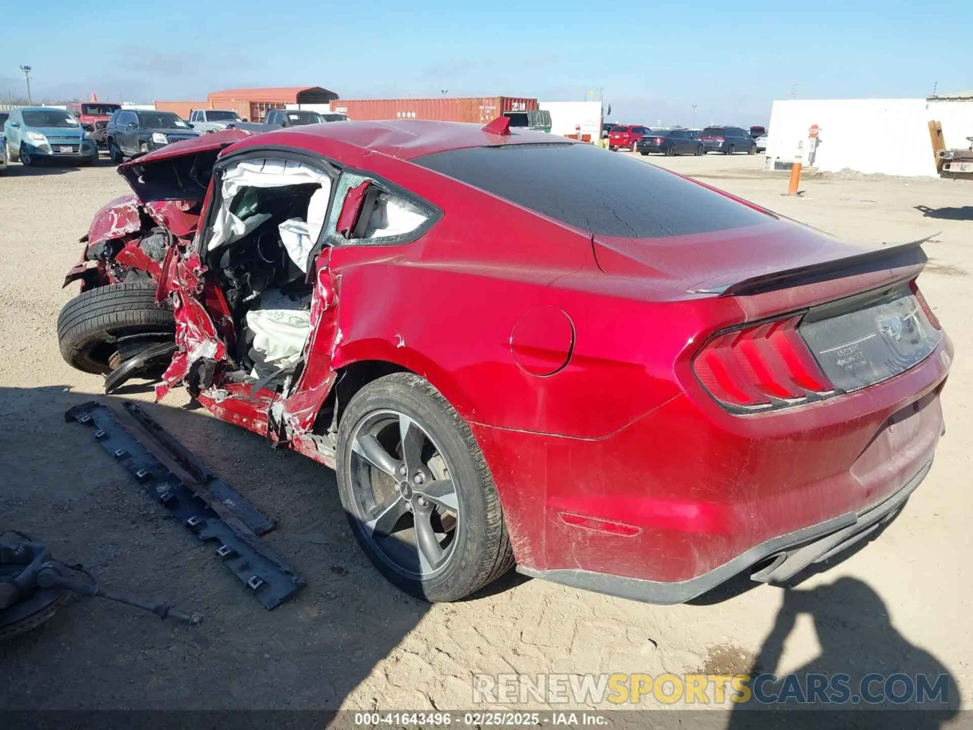 3 Photograph of a damaged car 1FA6P8TH5N5147680 FORD MUSTANG 2022