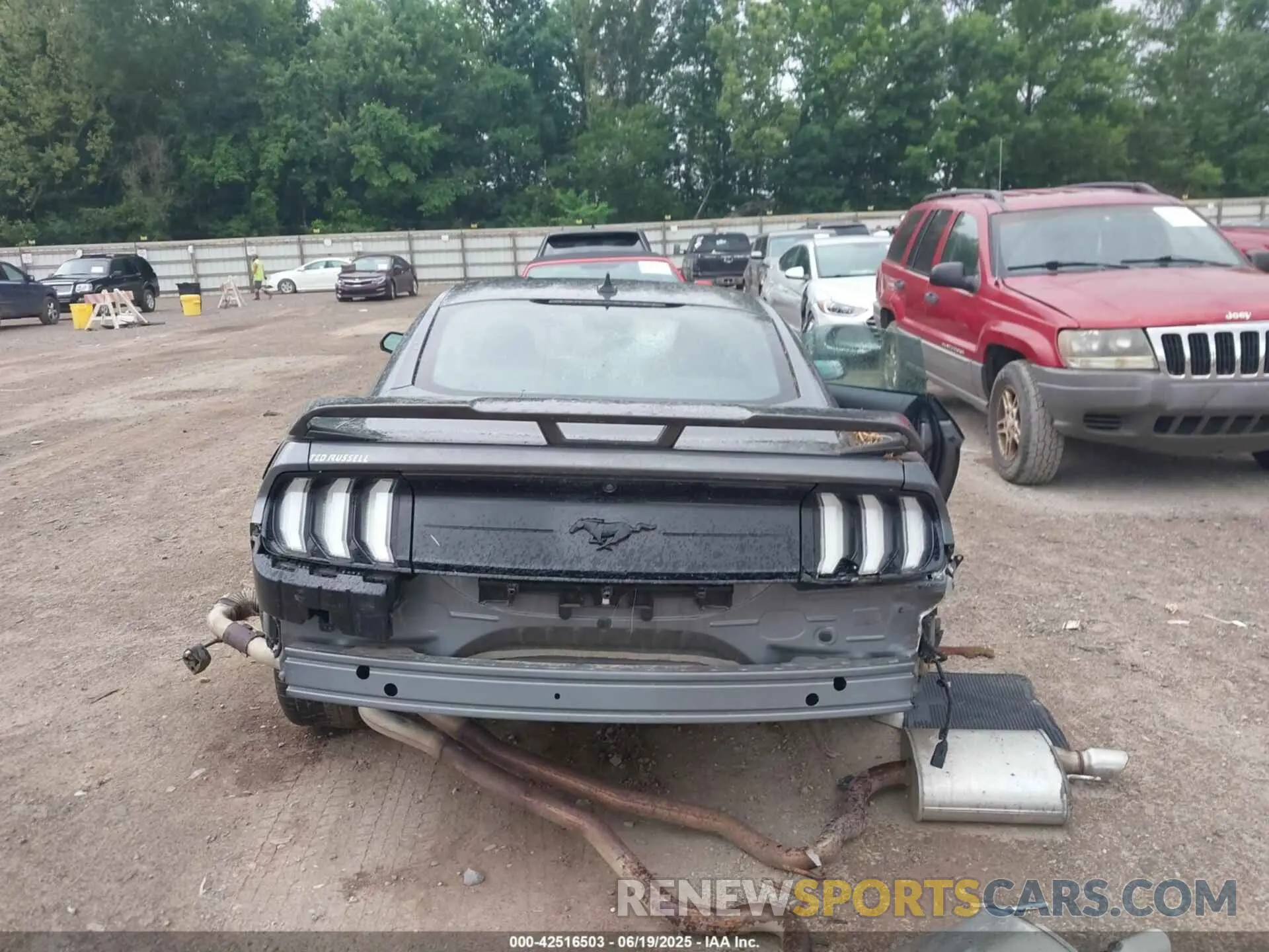 16 Photograph of a damaged car 1FA6P8TH5N5150143 FORD MUSTANG 2022