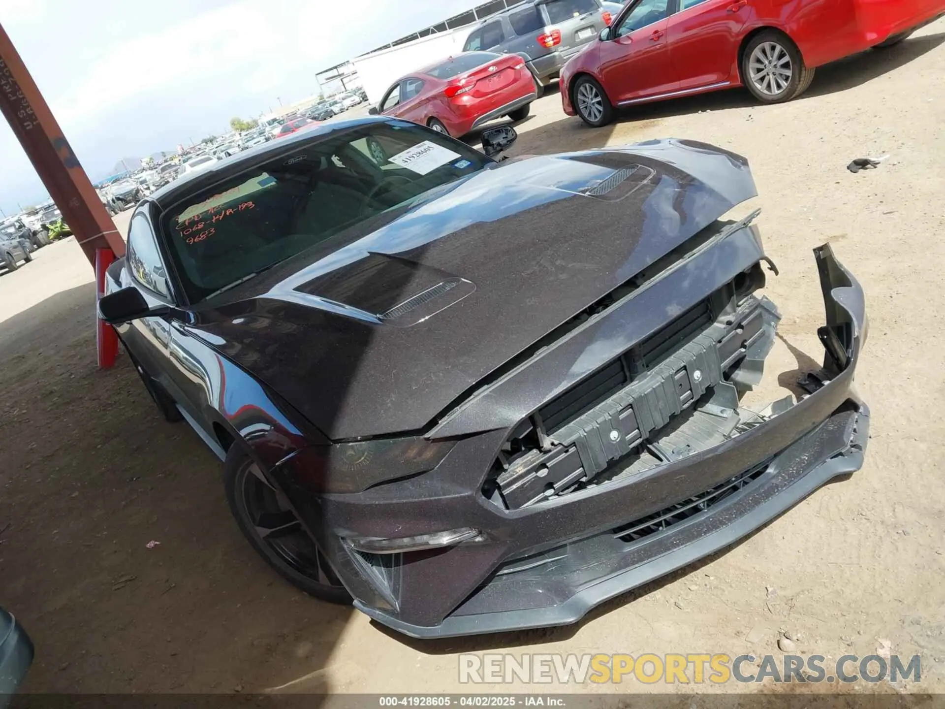 1 Photograph of a damaged car 1FA6P8TH8N5109683 FORD MUSTANG 2022