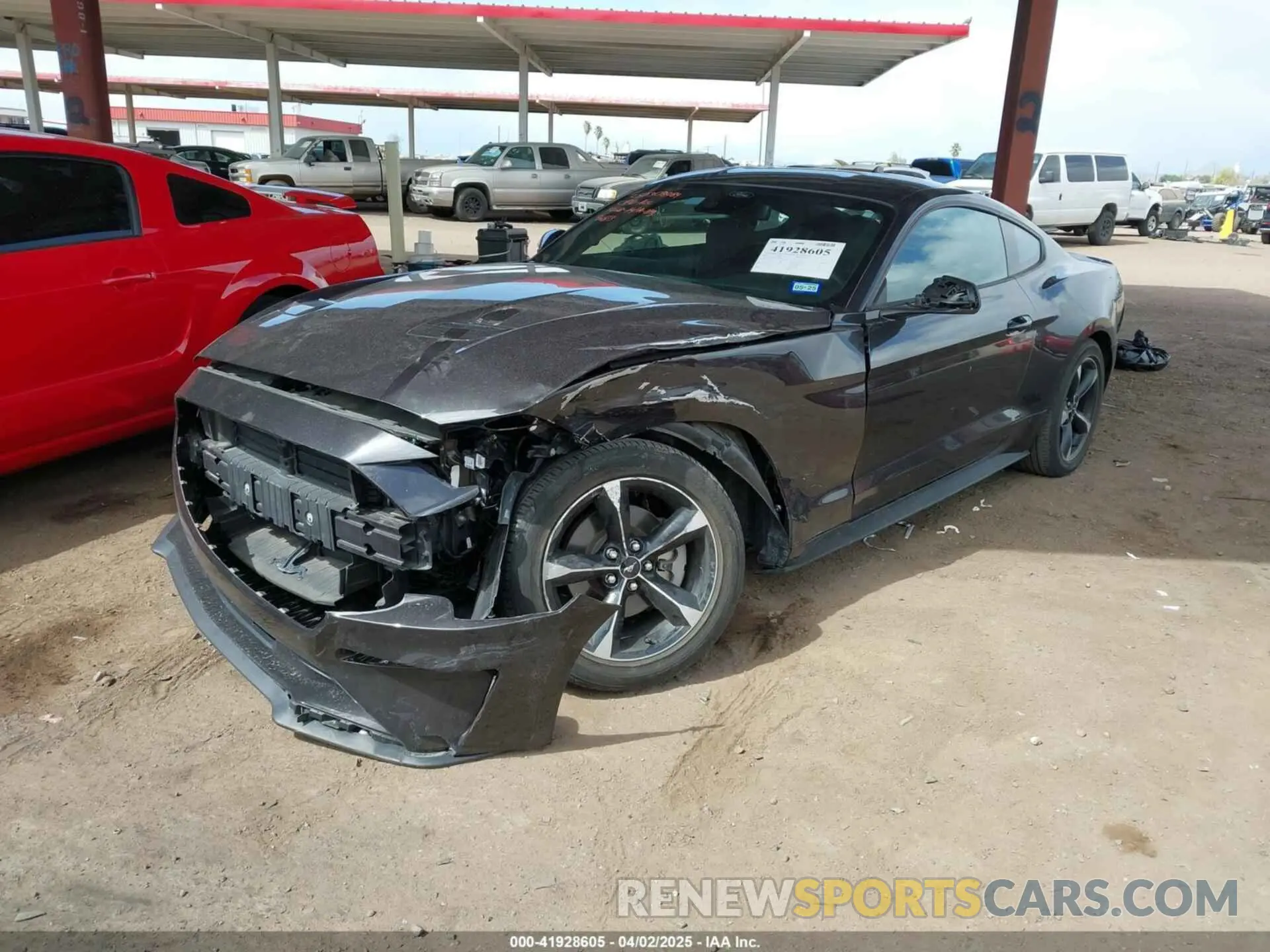 2 Photograph of a damaged car 1FA6P8TH8N5109683 FORD MUSTANG 2022